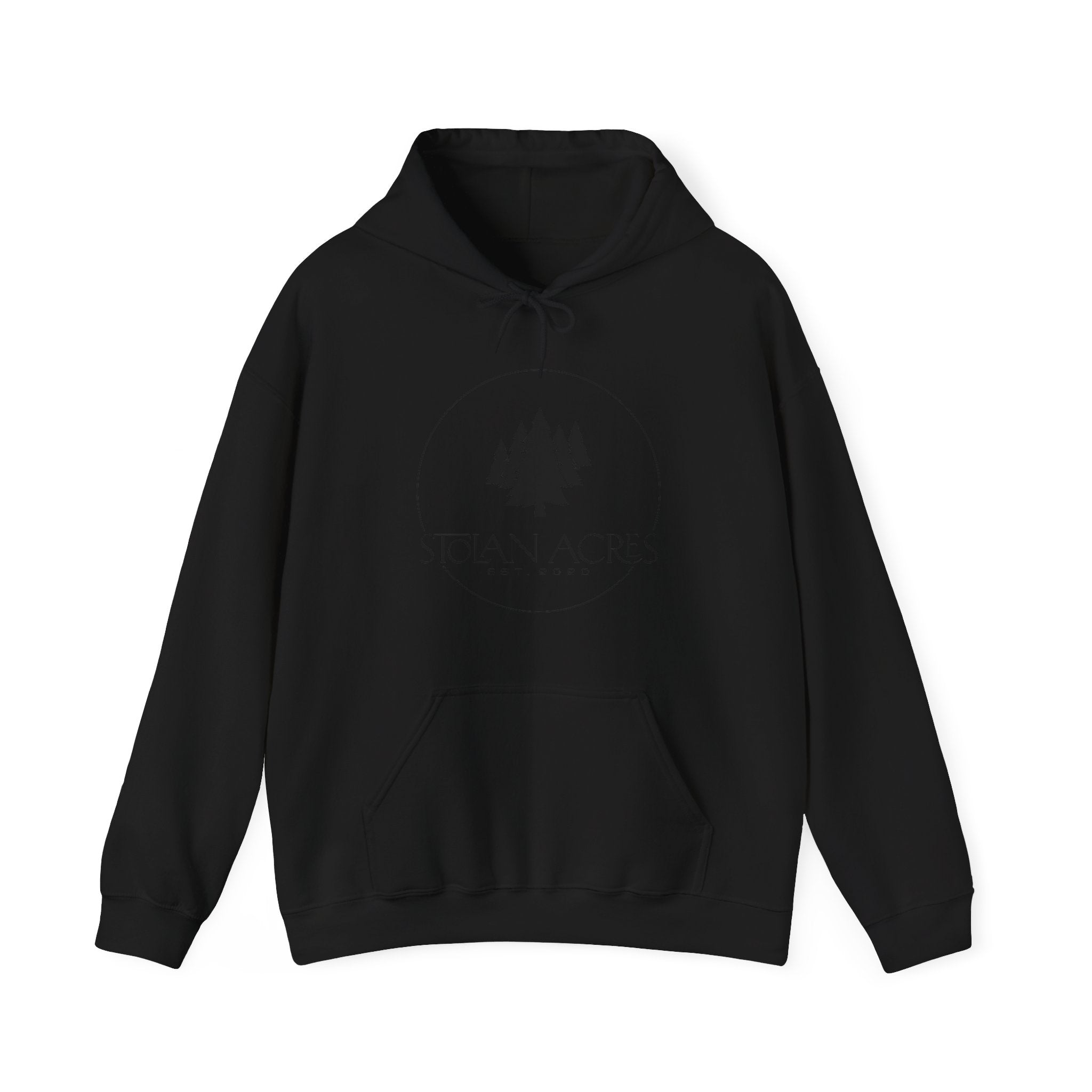 Stolan Acres | Hooded Sweatshirt (Black Logo)