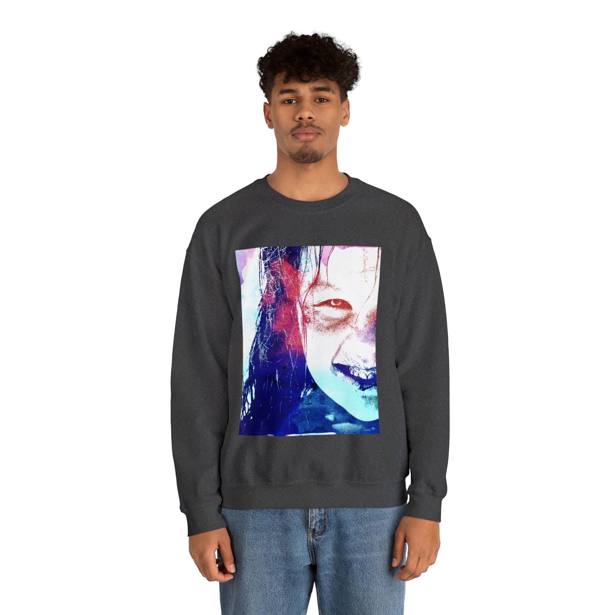 Exorcist Crewneck Sweatshirt (Pink and Navy Variant)
