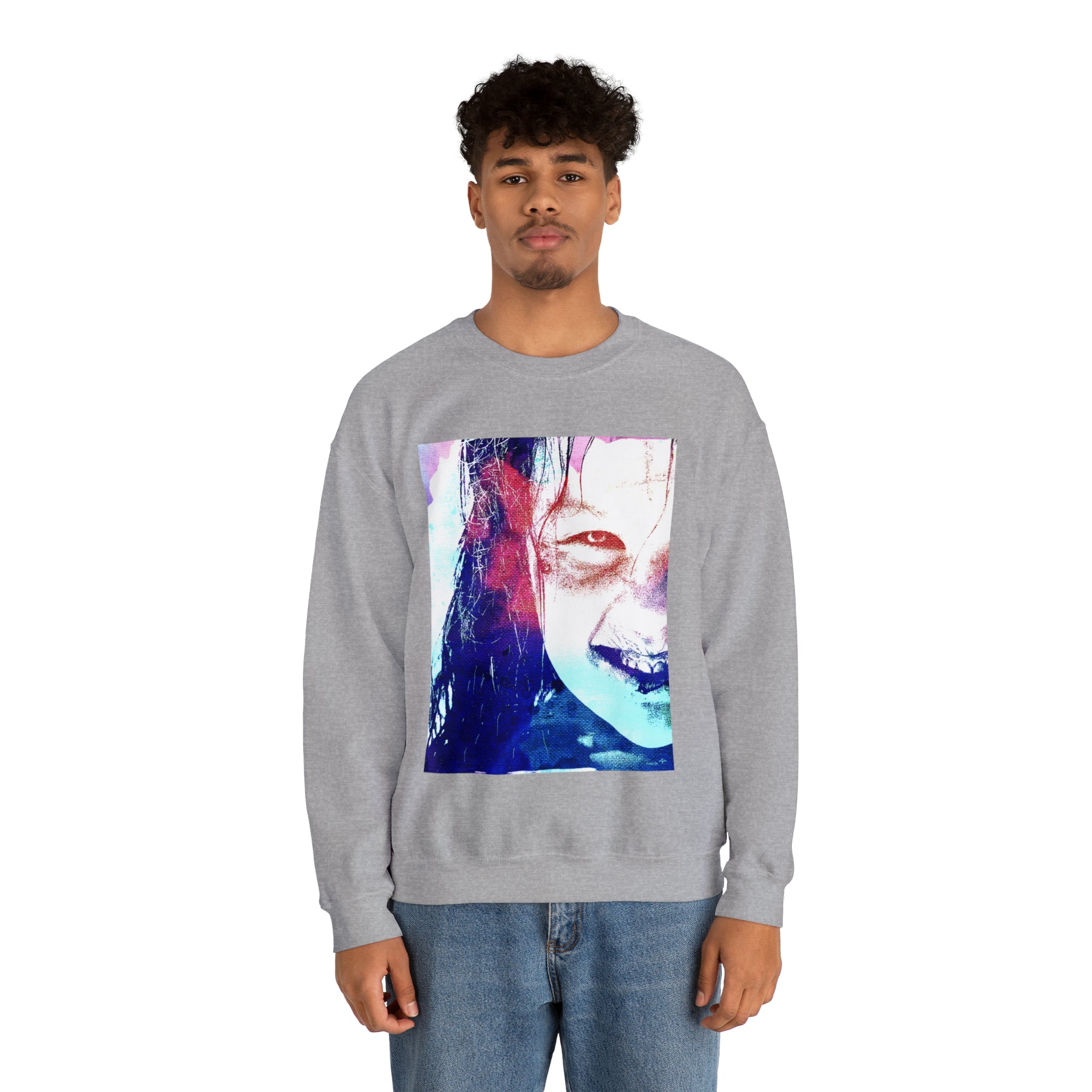 Exorcist Crewneck Sweatshirt (Pink and Navy Variant)