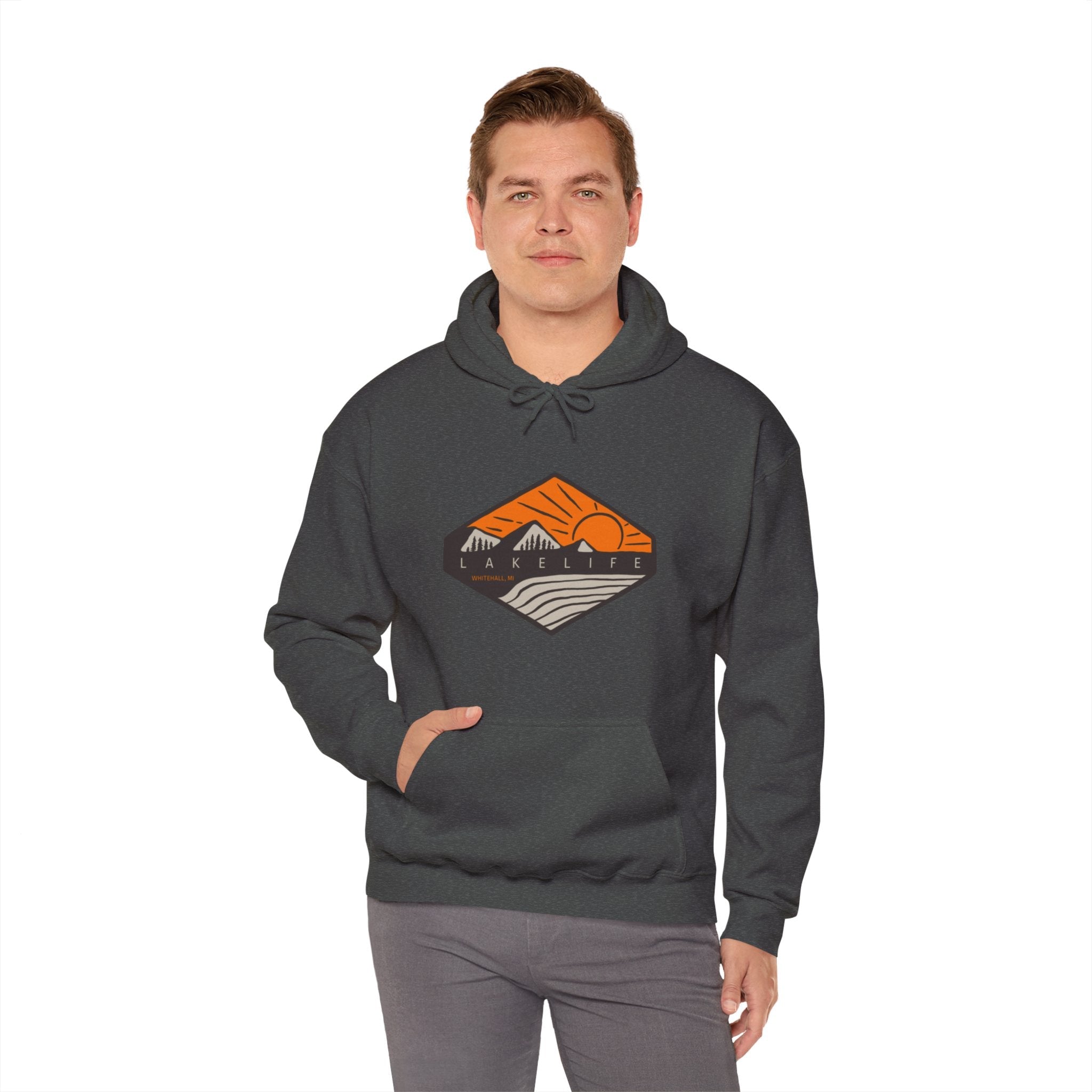 Orange Bluffs | Unisex Heavy Blend? Hooded Sweatshirt