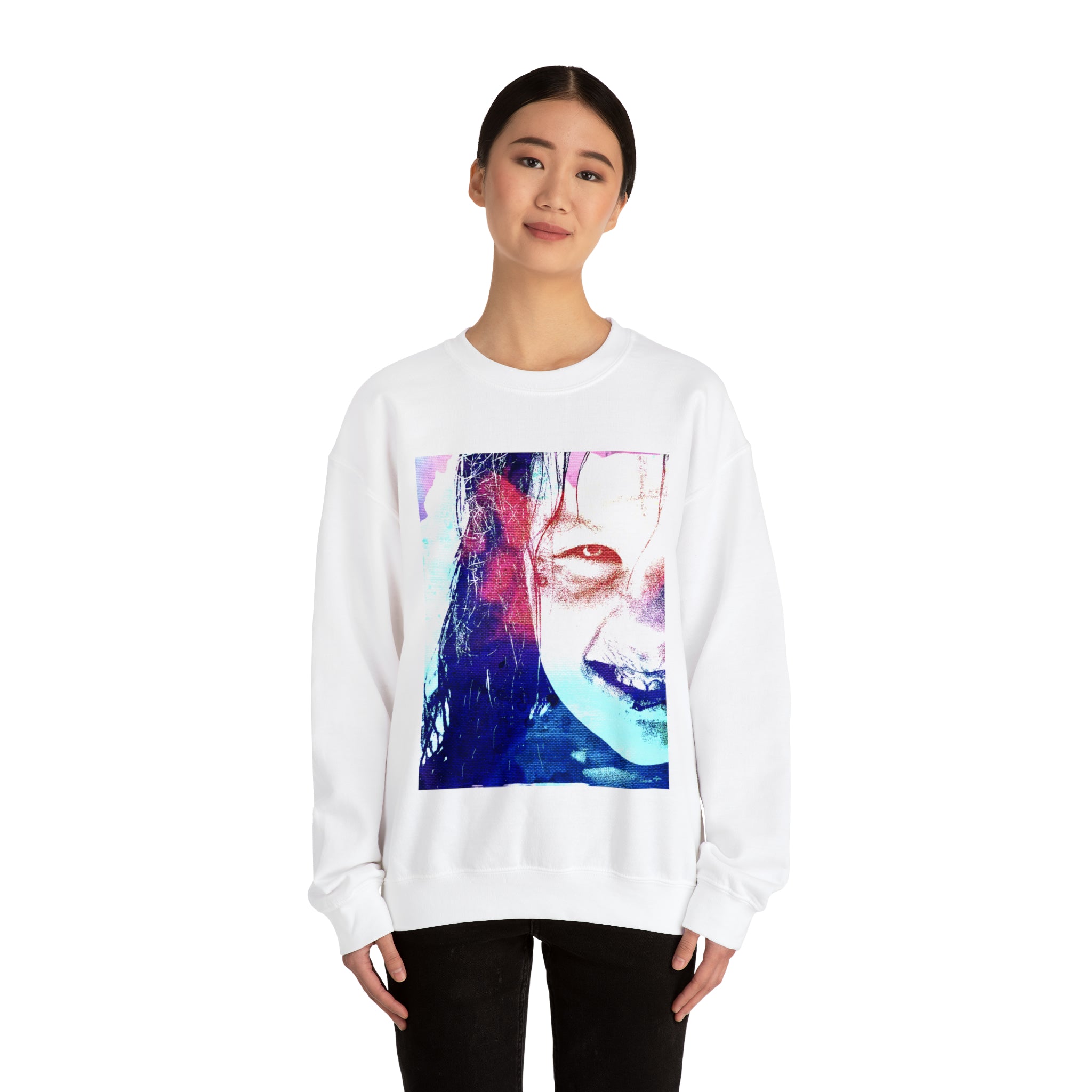 Exorcist Crewneck Sweatshirt (Pink and Navy Variant)