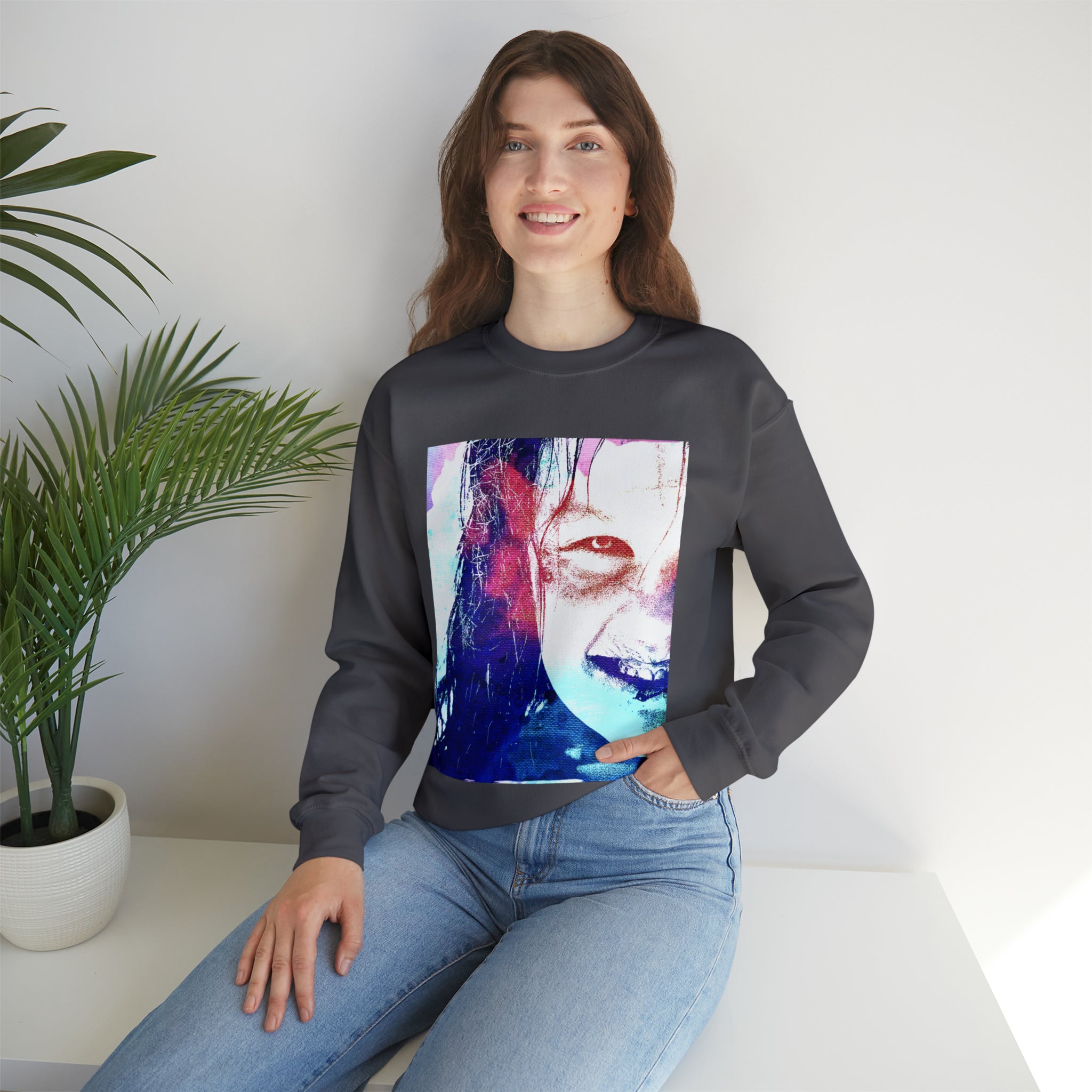 Exorcist Crewneck Sweatshirt (Pink and Navy Variant)