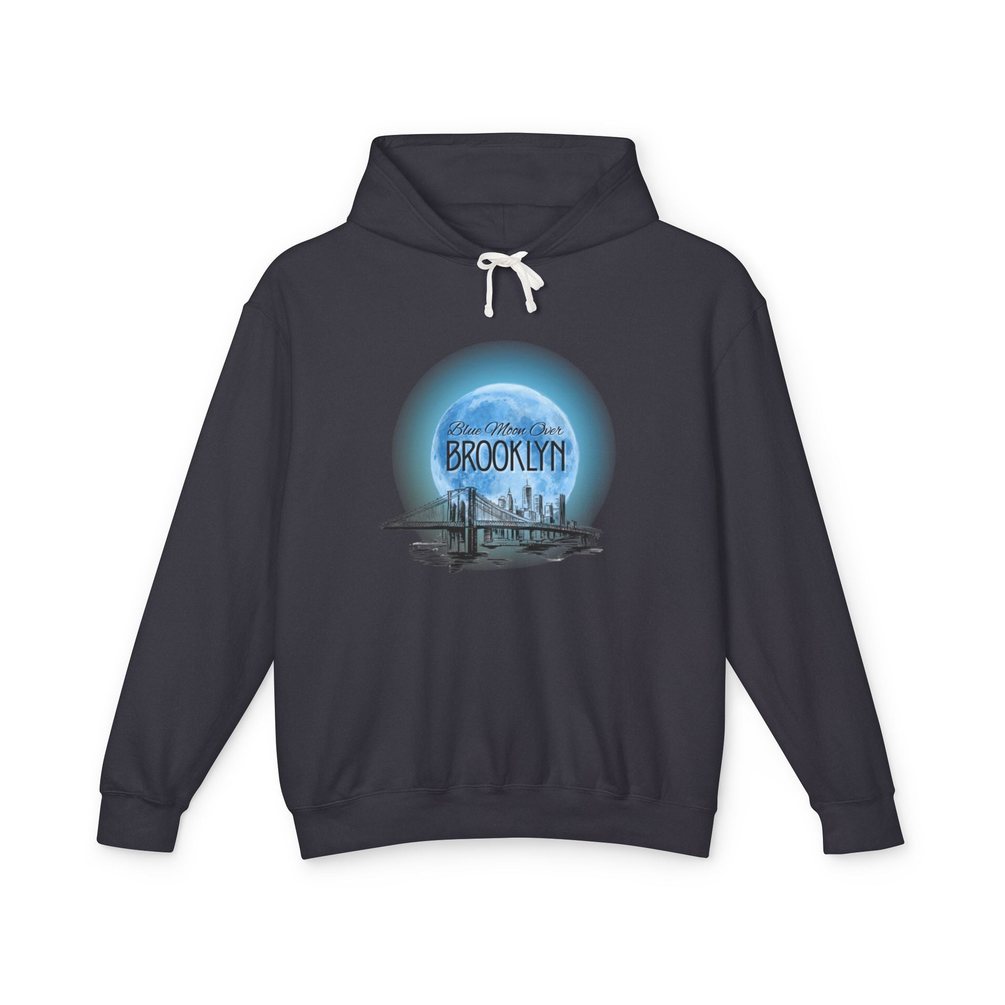 Blue Moon Over Brooklyn | Unisex Lightweight Hoodie