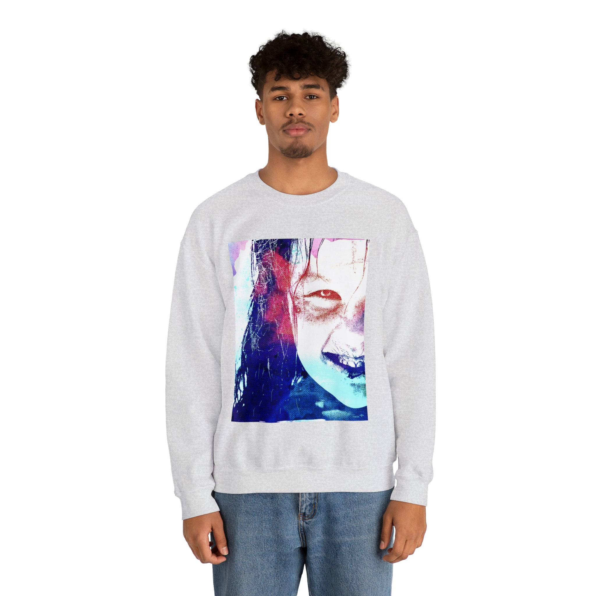 Exorcist Crewneck Sweatshirt (Pink and Navy Variant)