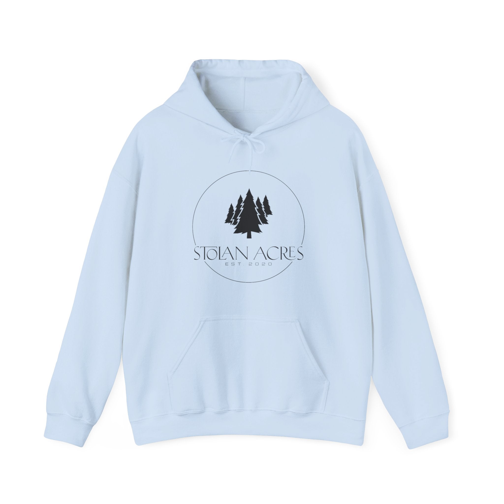 Stolan Acres | Hooded Sweatshirt (Black Logo)