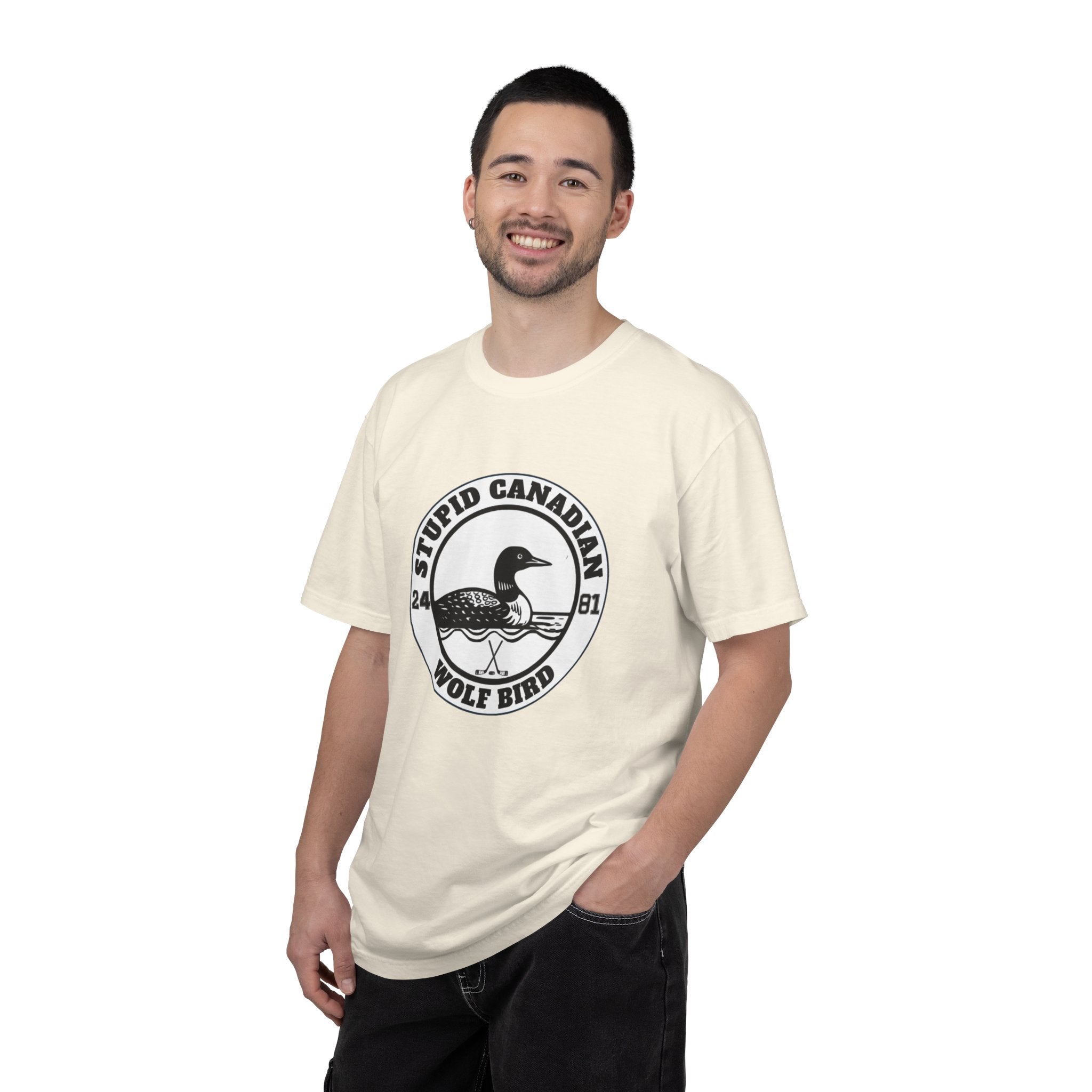Wolf Bird Graphic Tee | Dry Humor Outdoor Shirt