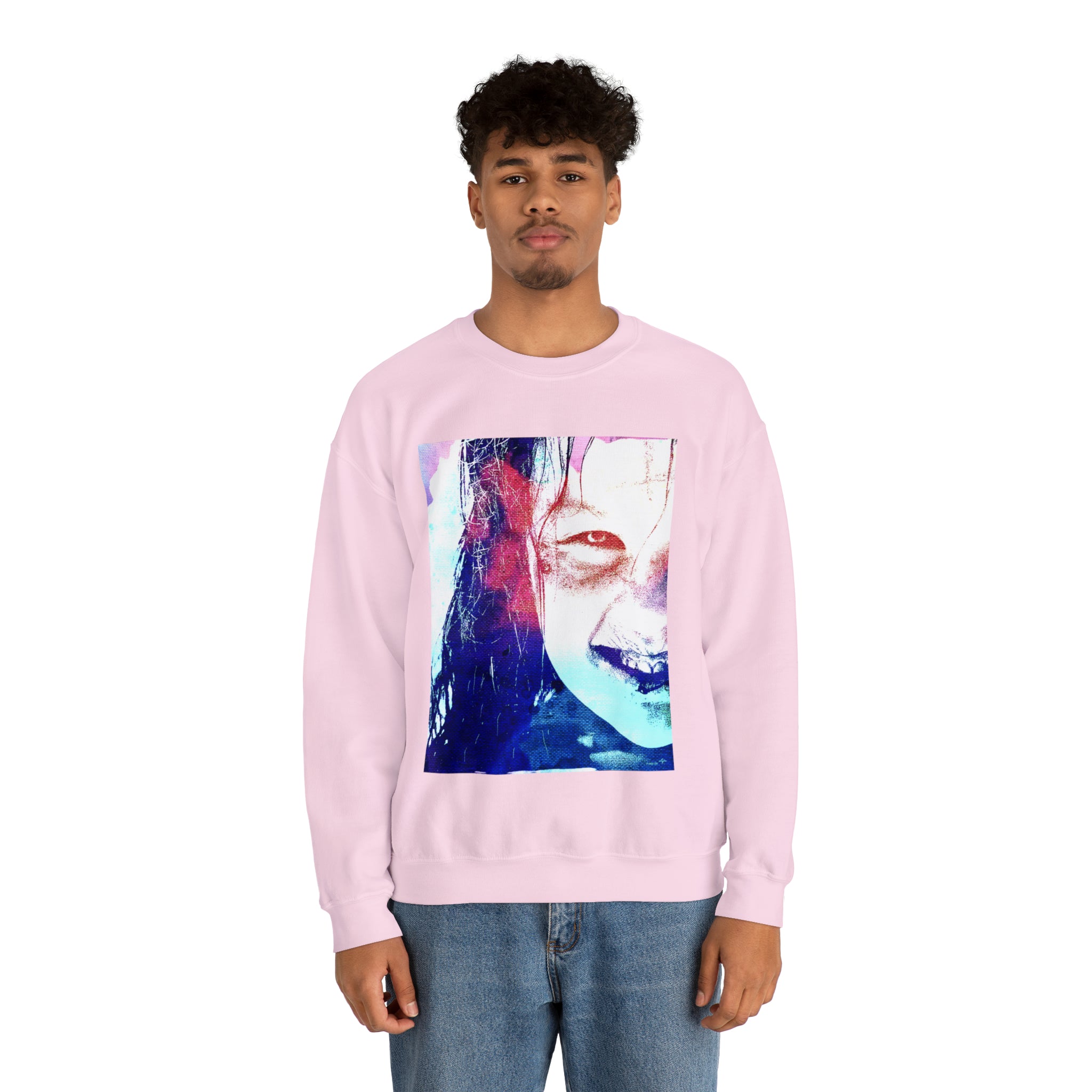 Exorcist Crewneck Sweatshirt (Pink and Navy Variant)