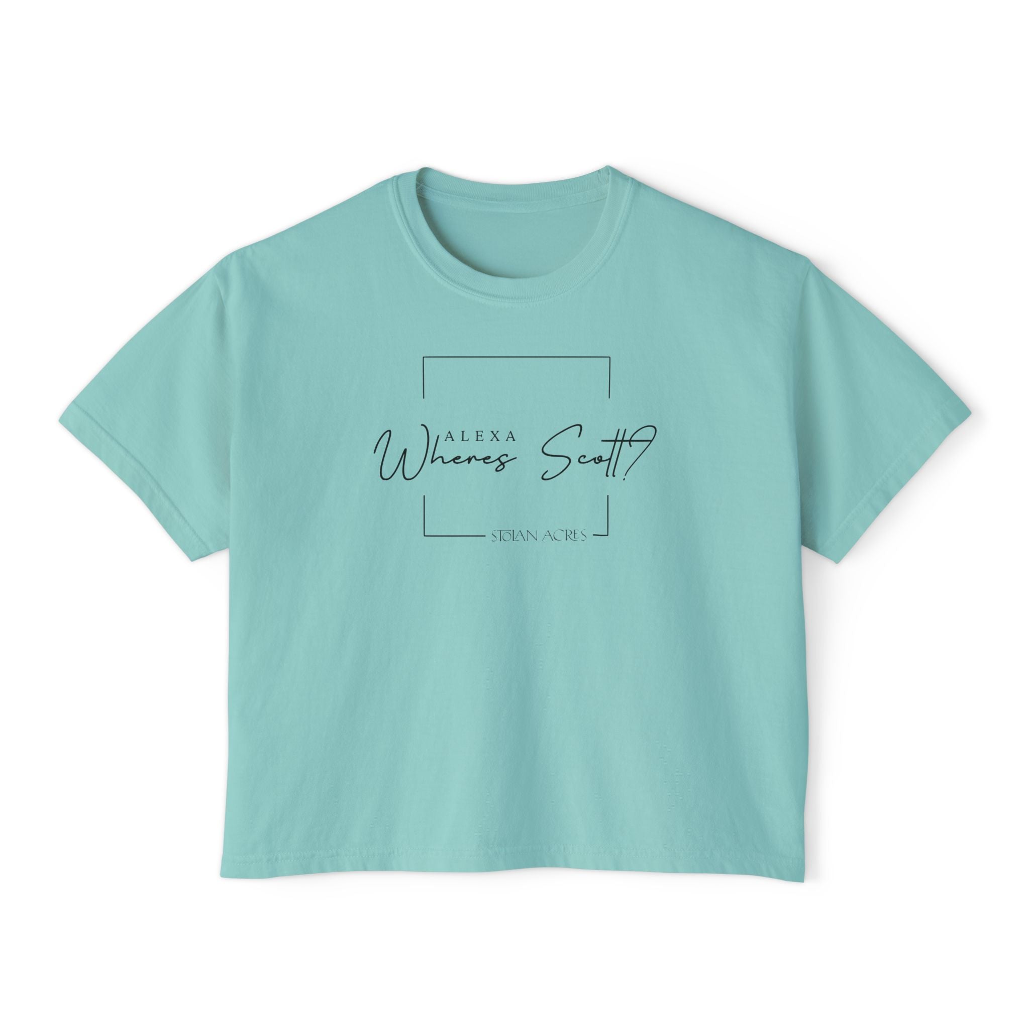 Where's Scott - Women's Boxy Crop
