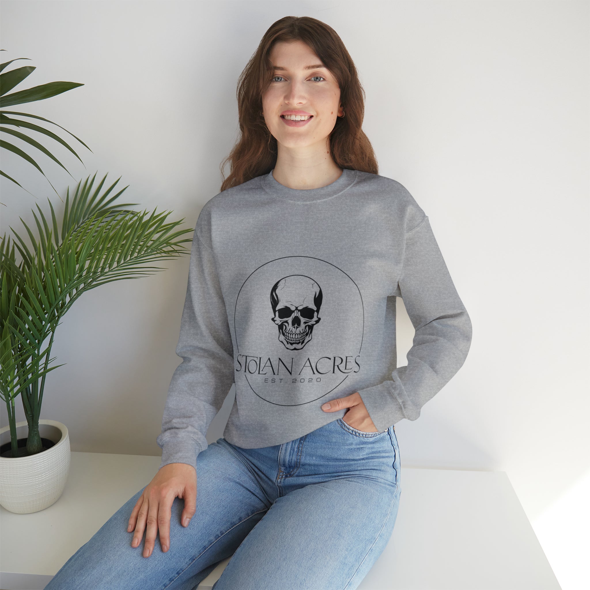 Stolan Acres Skull Crewneck Sweatshirt