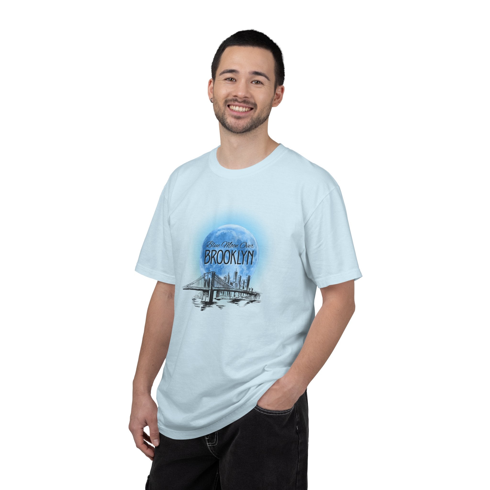 Blue Moon Over Brooklyn Tee – Made for Late Nights & Slow Mornings
