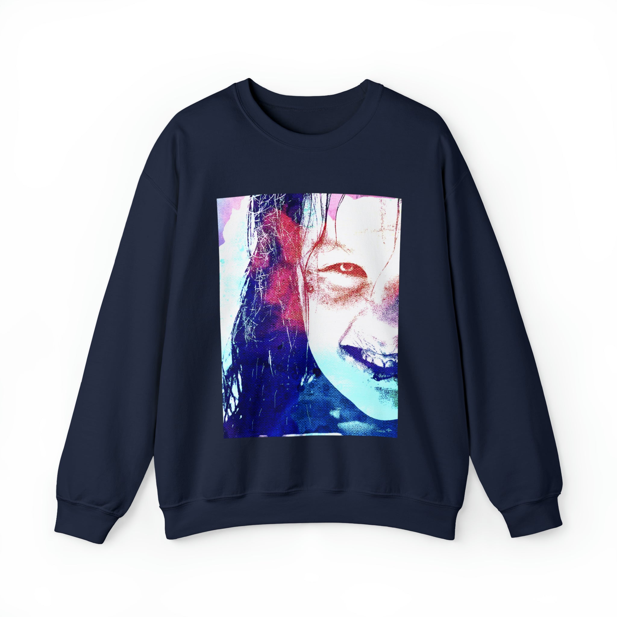 Exorcist Crewneck Sweatshirt (Pink and Navy Variant)