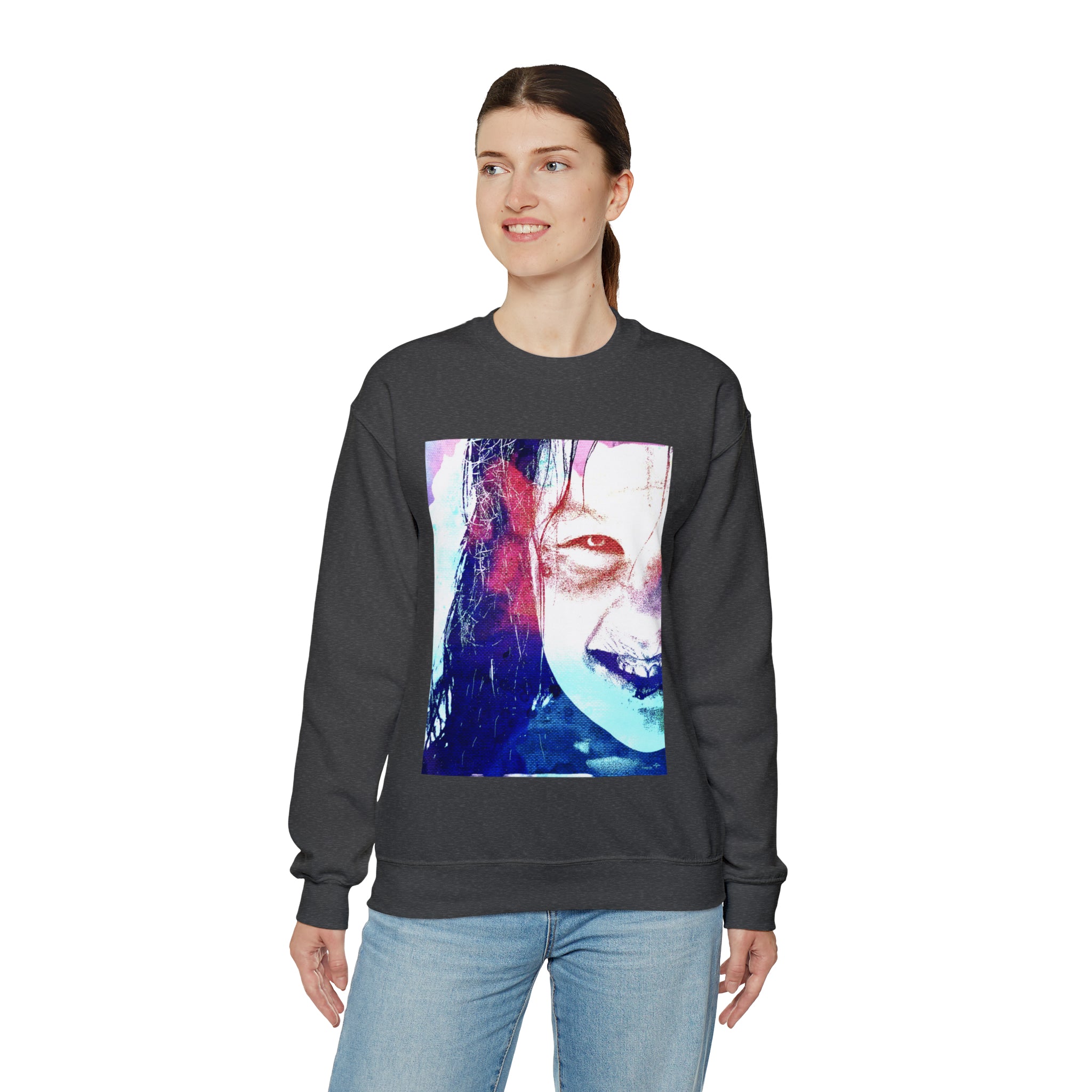 Exorcist Crewneck Sweatshirt (Pink and Navy Variant)