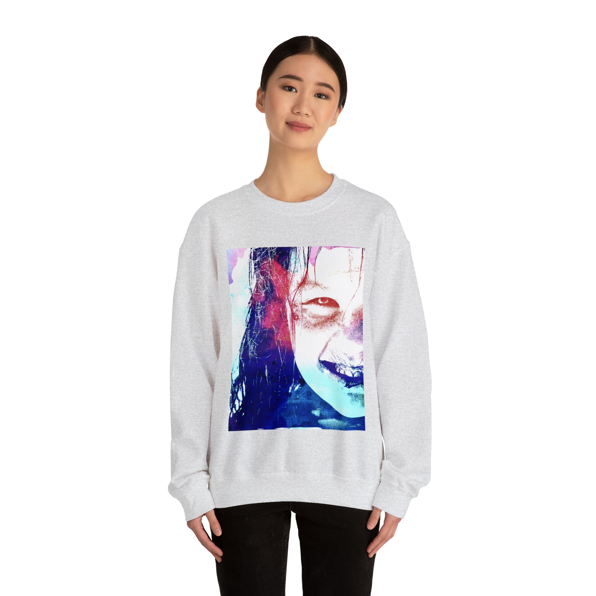 Exorcist Crewneck Sweatshirt (Pink and Navy Variant)
