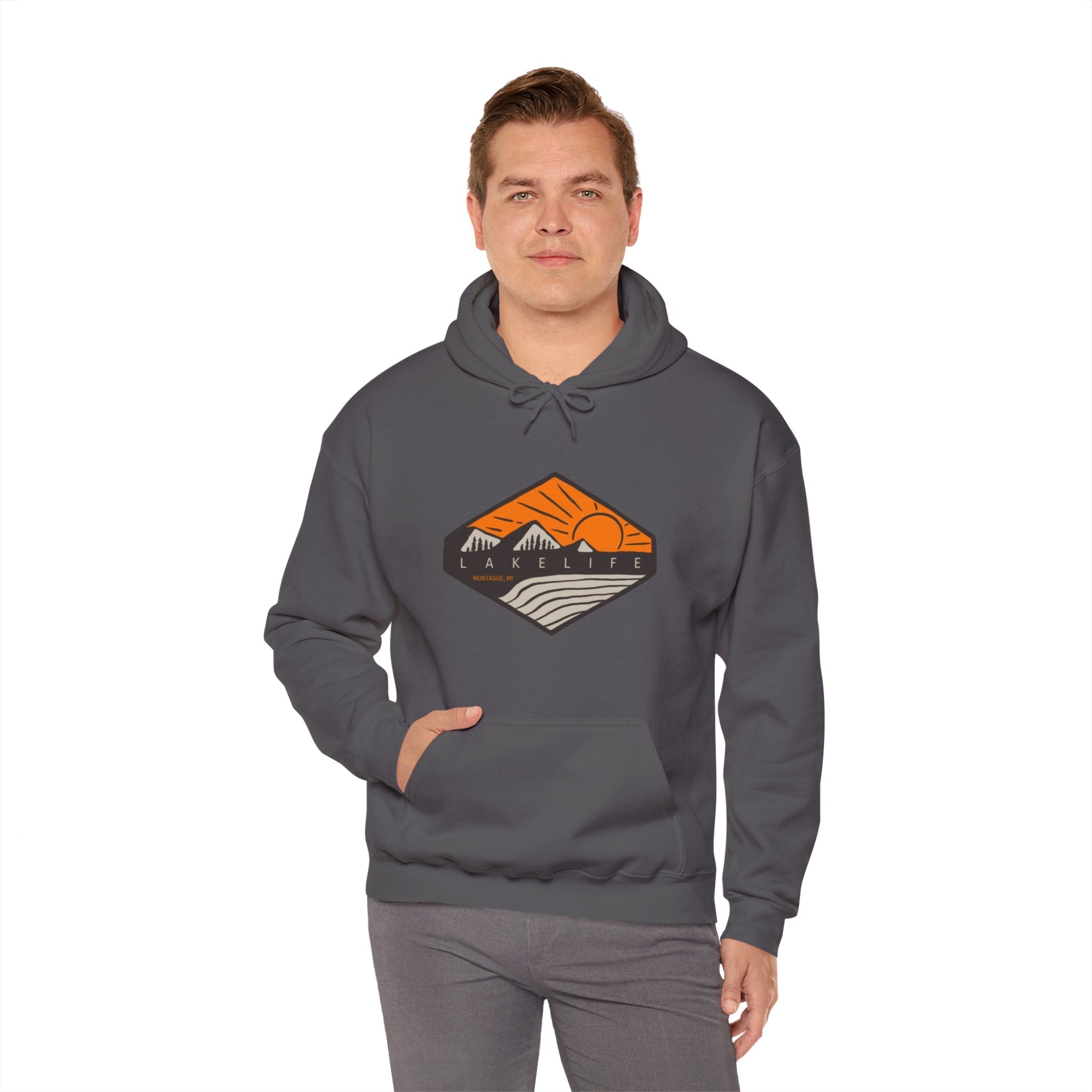 Orange Bluffs | Unisex Heavy Blend? Hooded Sweatshirt