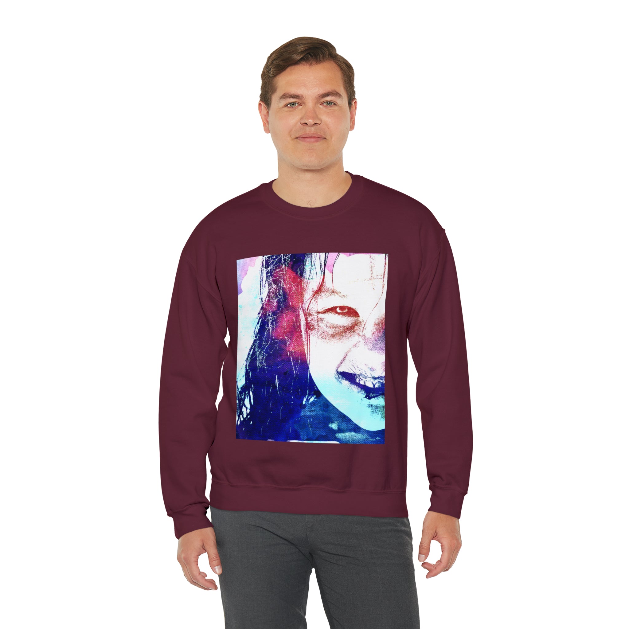 Exorcist Crewneck Sweatshirt (Pink and Navy Variant)