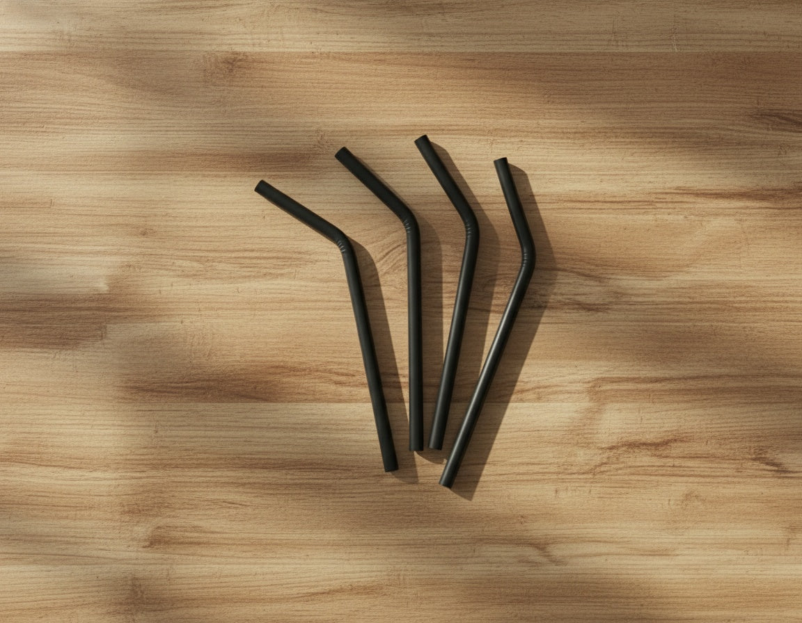 Luxe Reusable Silicone Straws (20oz/30oz) - Set of 2