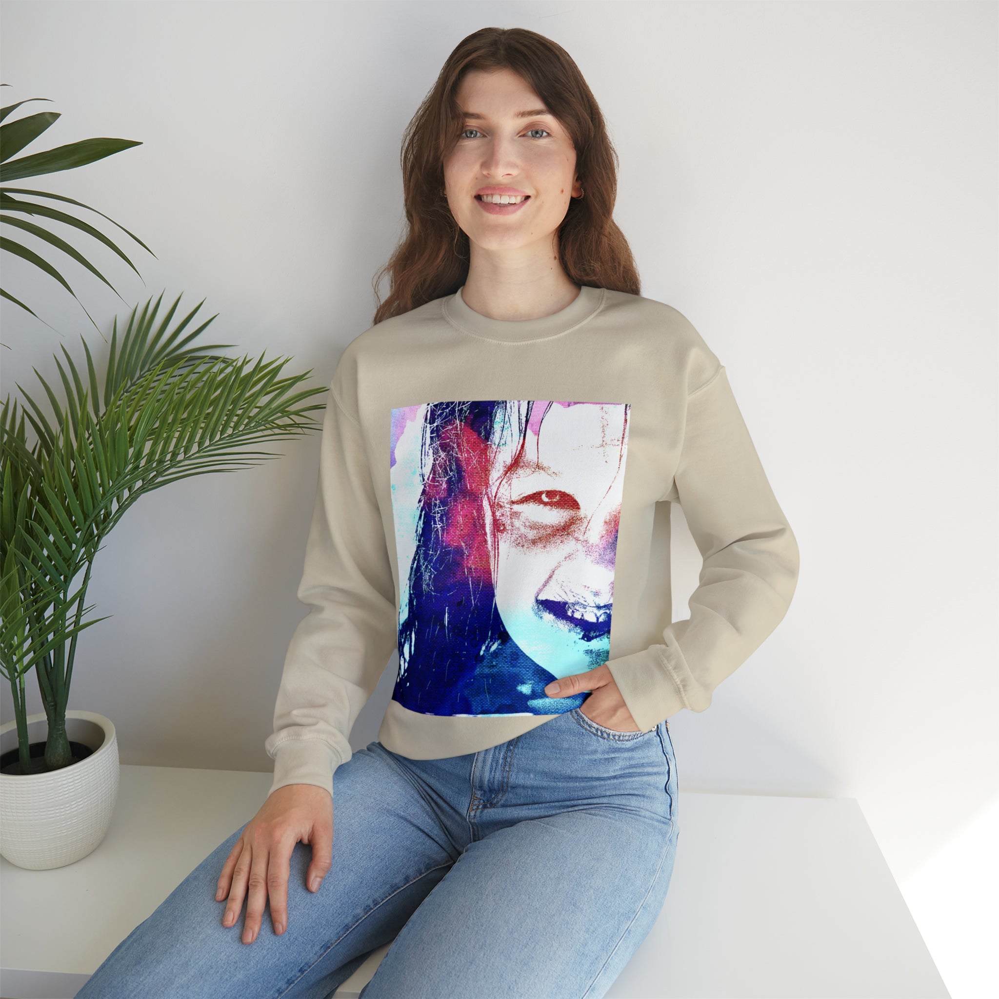 Exorcist Crewneck Sweatshirt (Pink and Navy Variant)