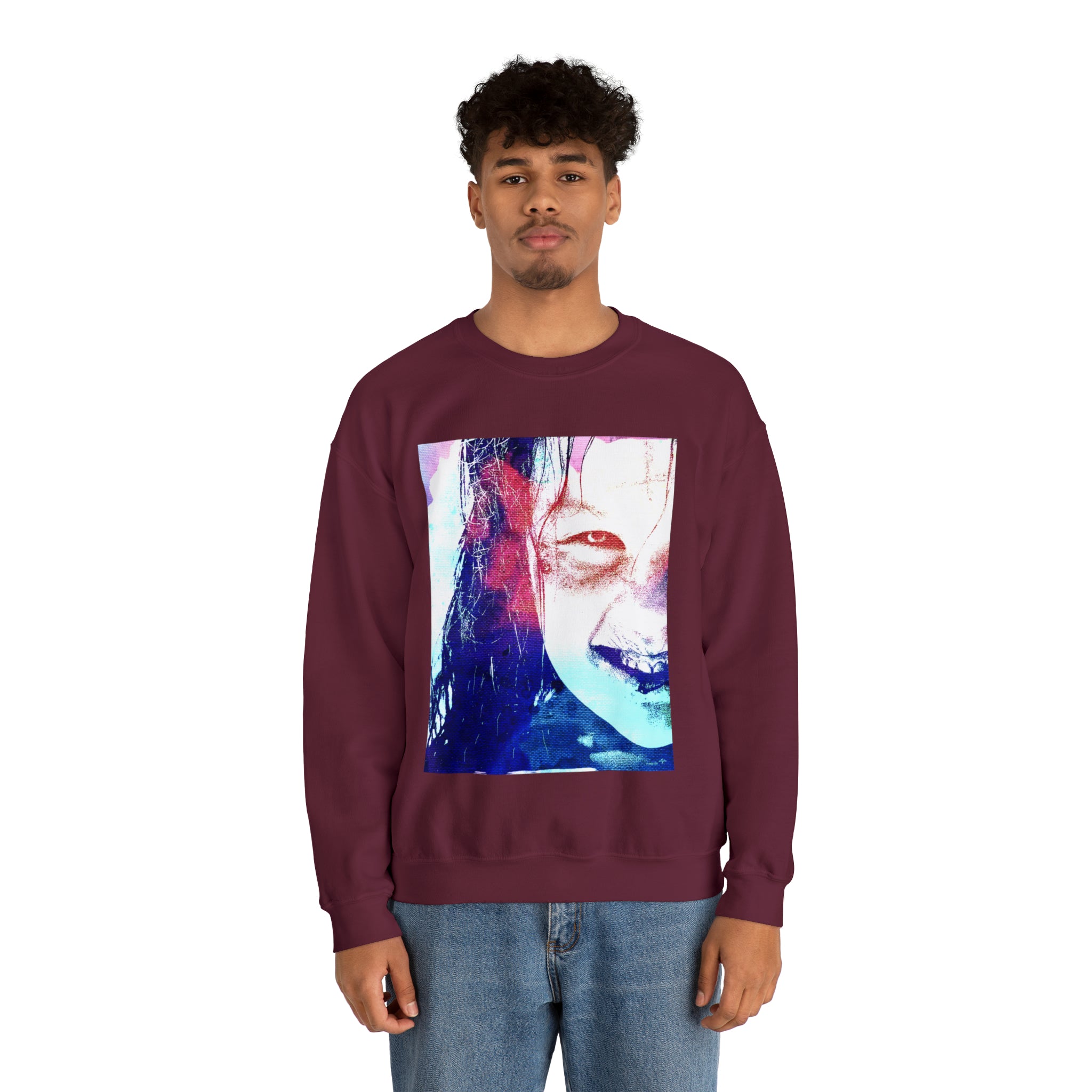 Exorcist Crewneck Sweatshirt (Pink and Navy Variant)