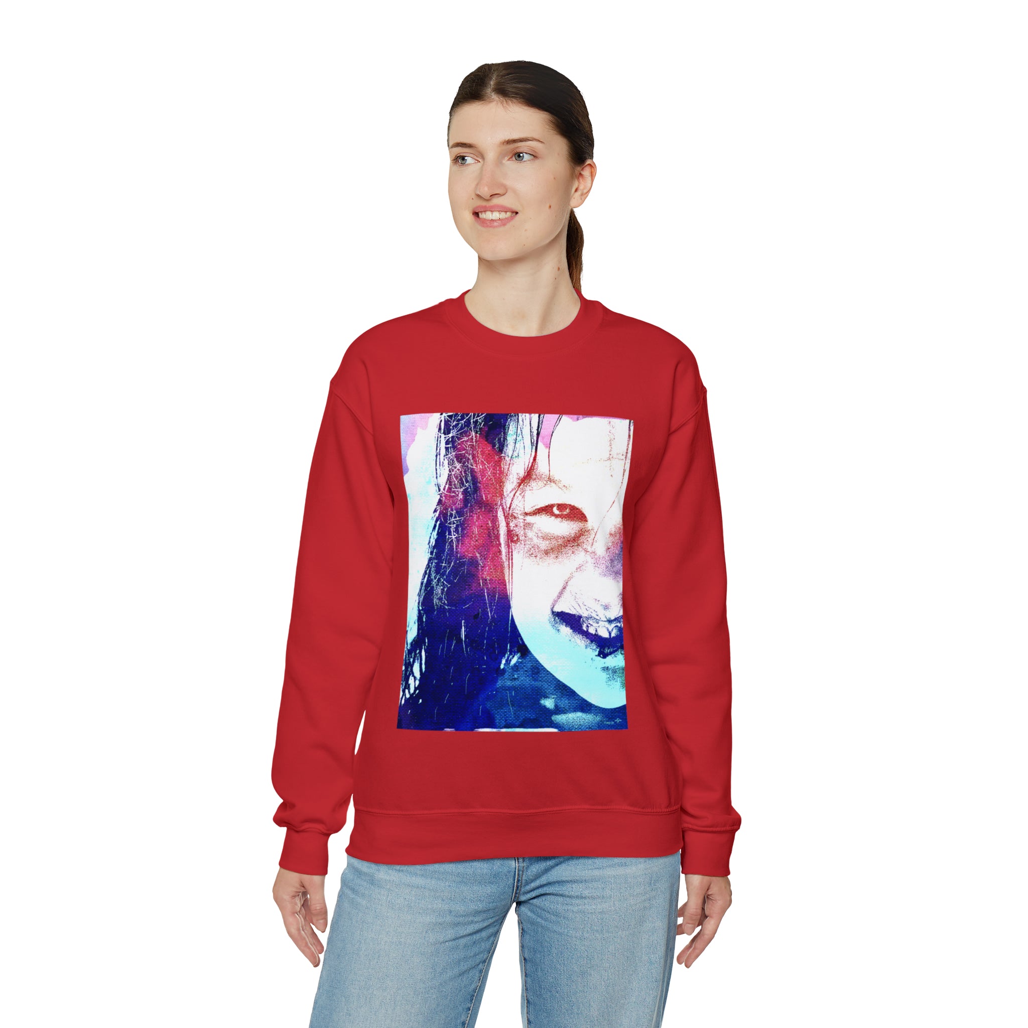 Exorcist Crewneck Sweatshirt (Pink and Navy Variant)