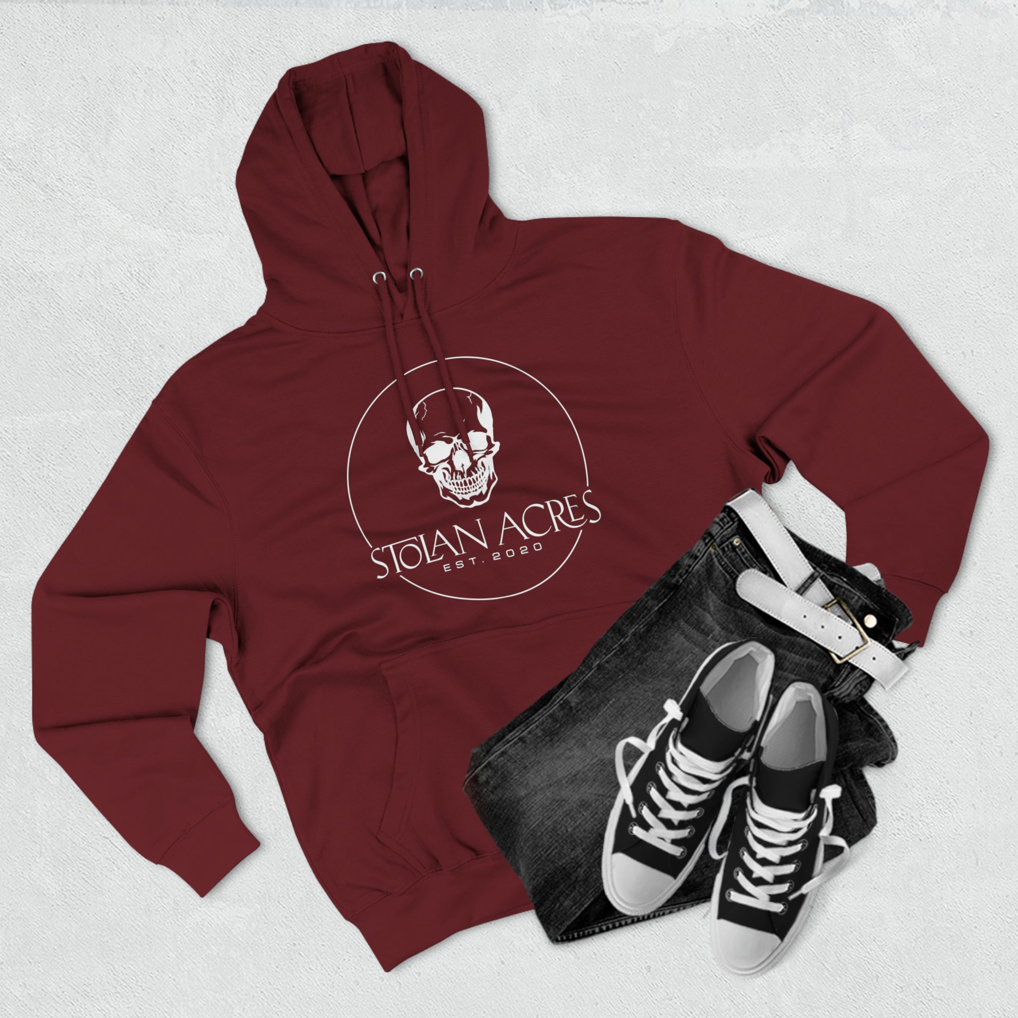 Stolan Acres Skull Hoodie