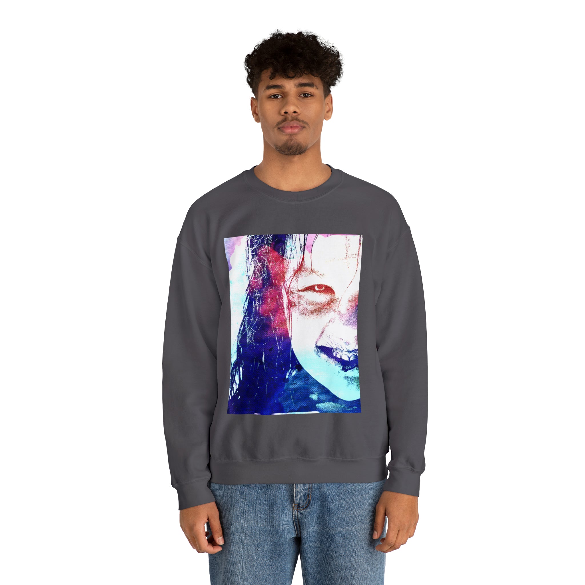 Exorcist Crewneck Sweatshirt (Pink and Navy Variant)