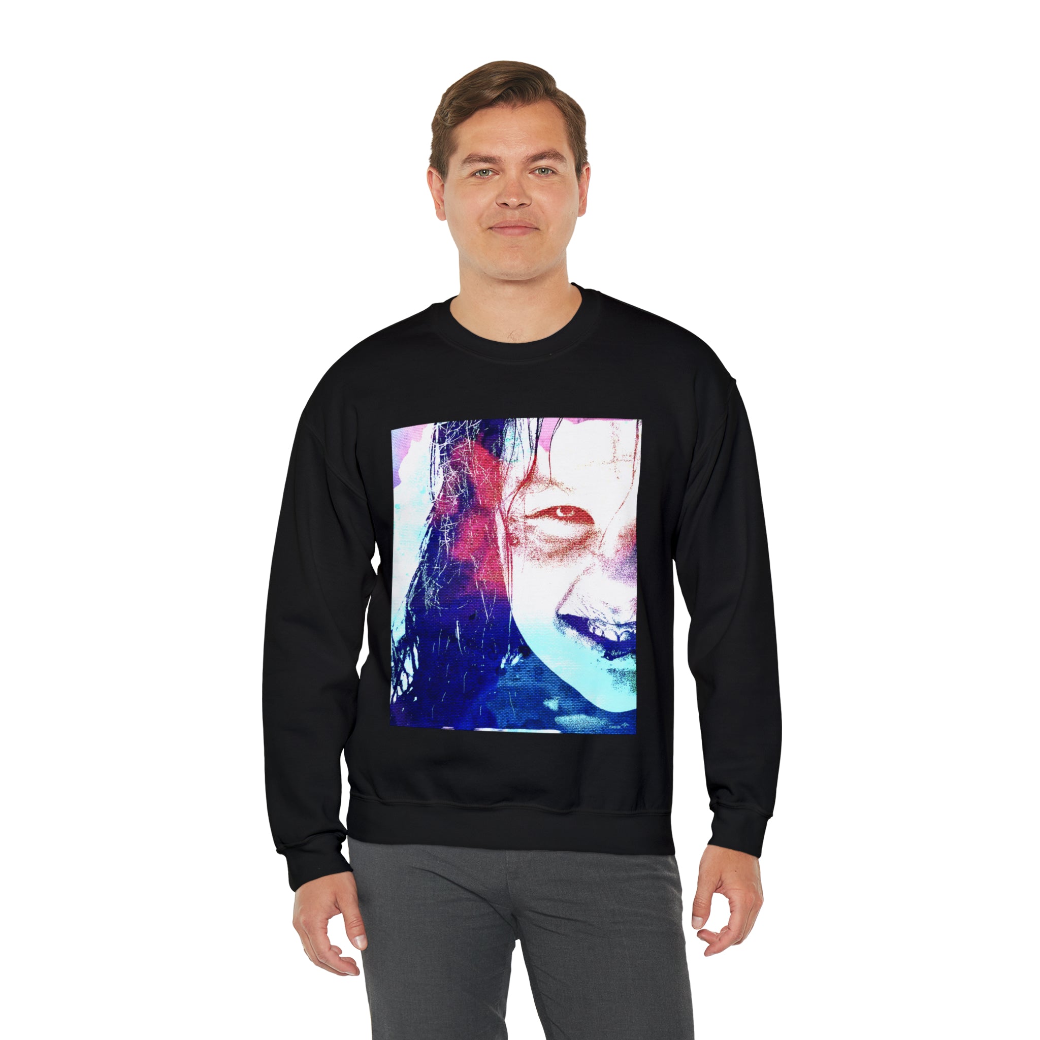 Exorcist Crewneck Sweatshirt (Pink and Navy Variant)