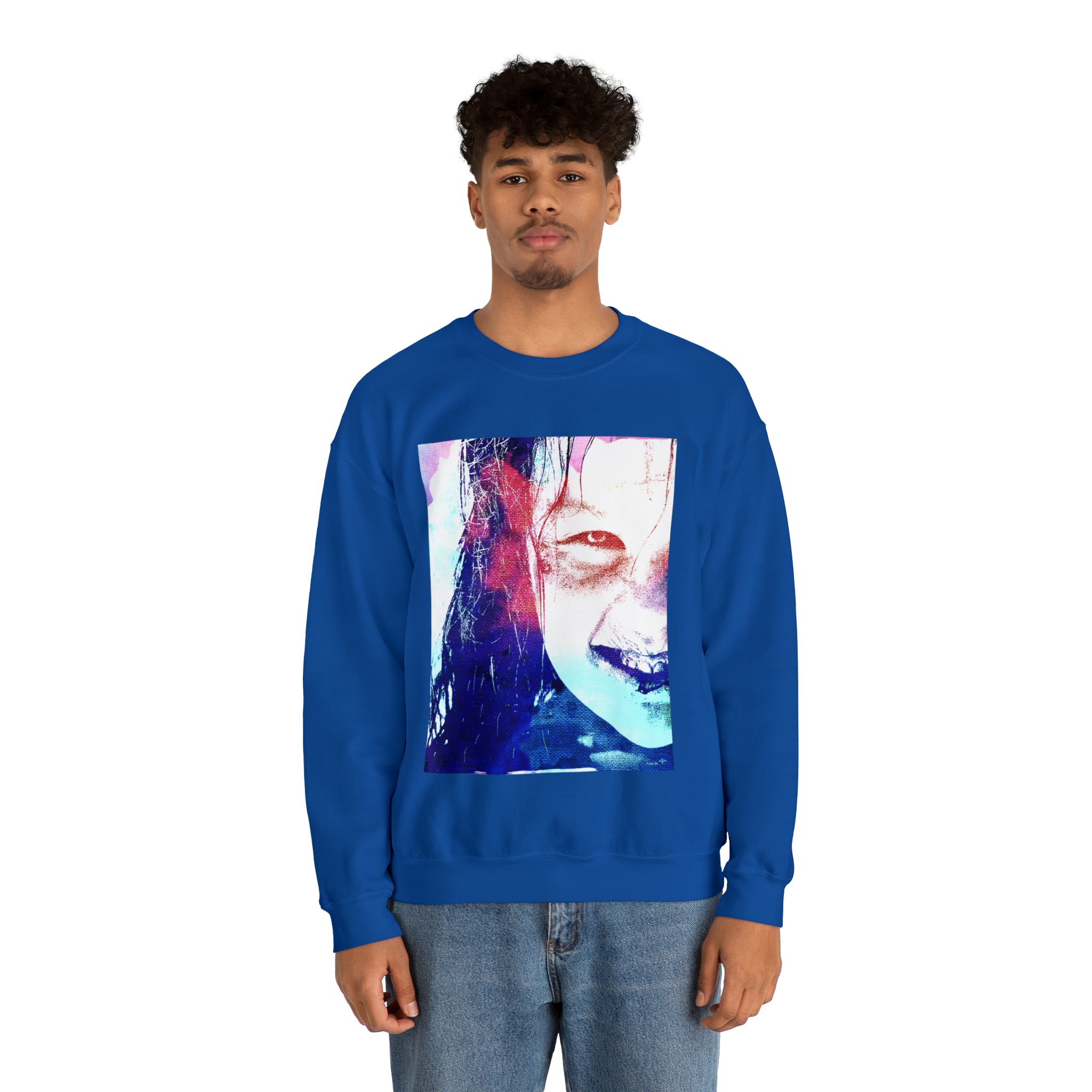 Exorcist Crewneck Sweatshirt (Pink and Navy Variant)
