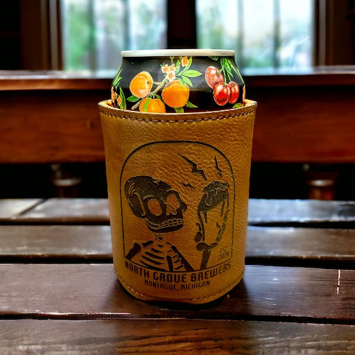 Leather Can Koozies (Set of 2)