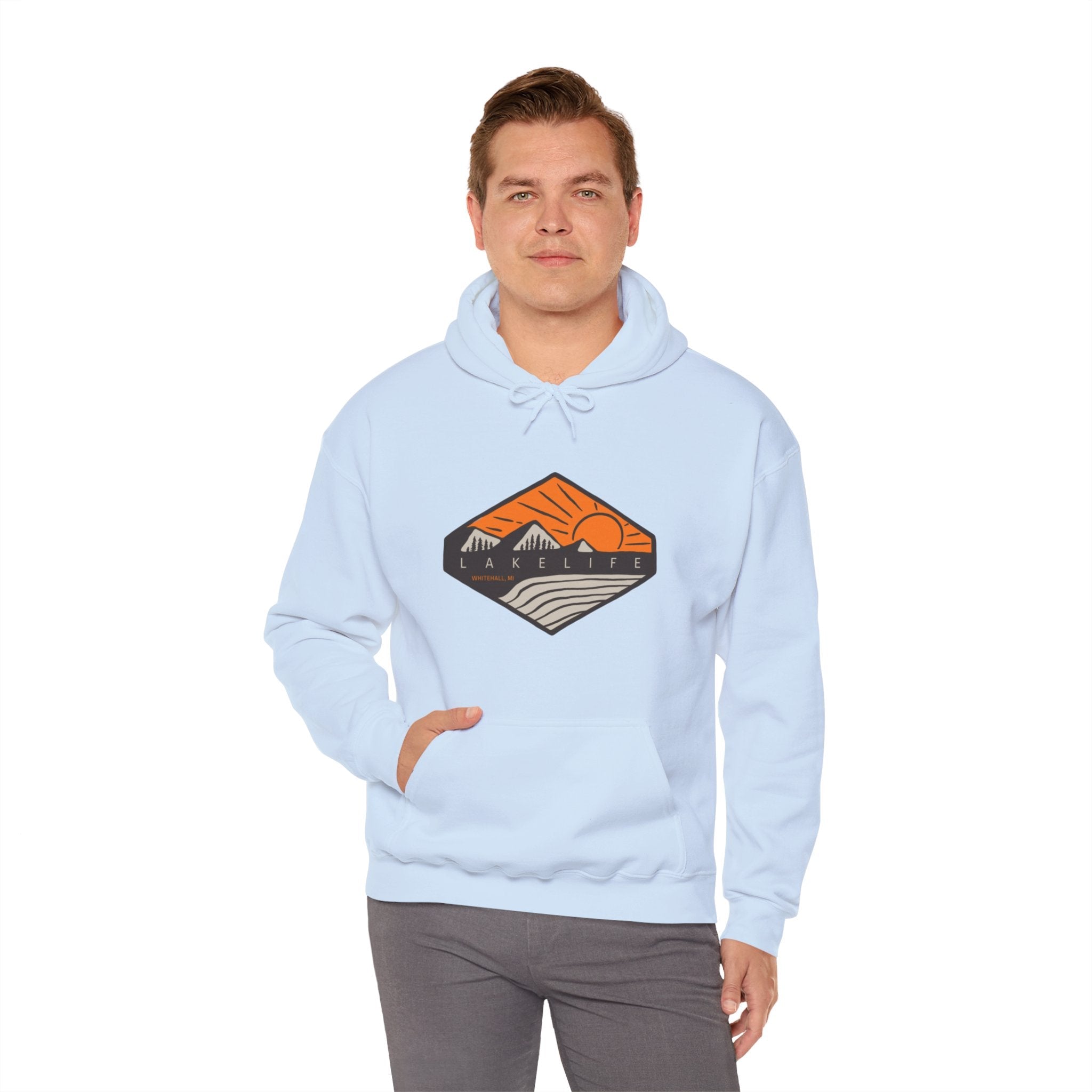 Orange Bluffs | Unisex Heavy Blend? Hooded Sweatshirt