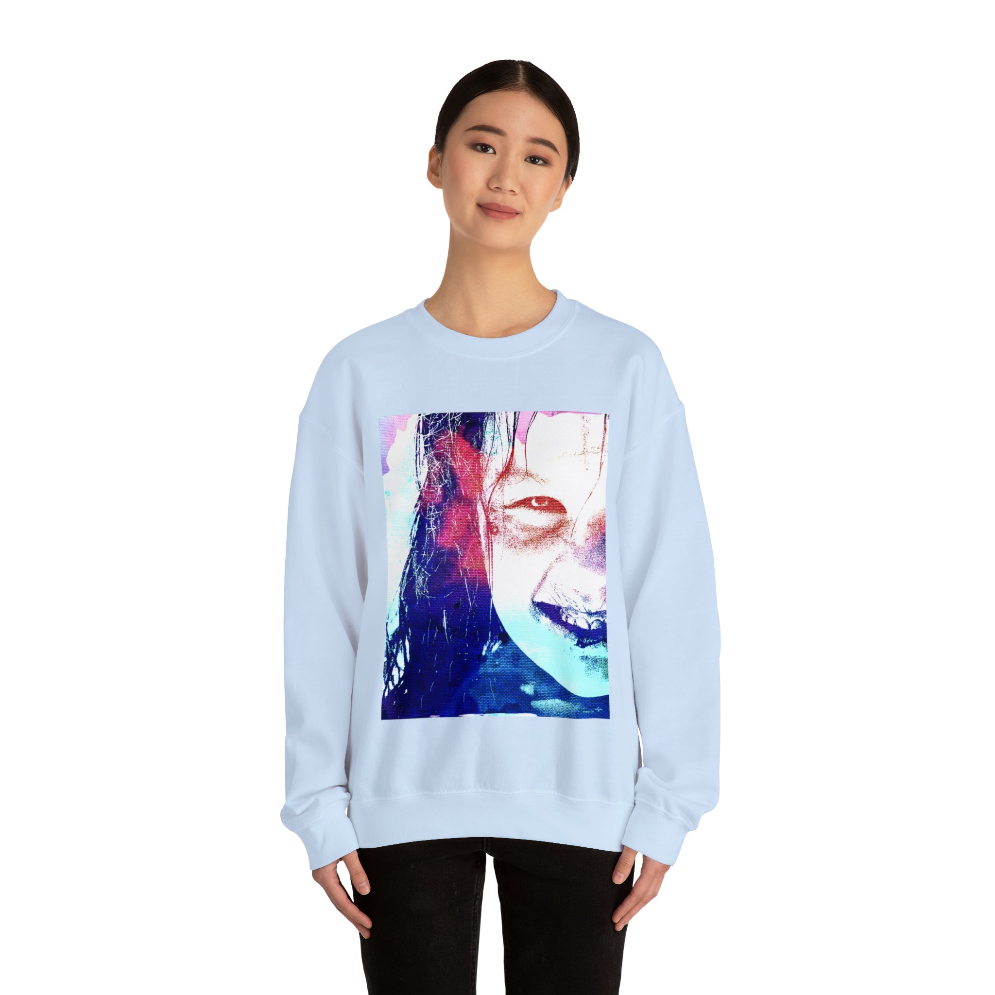 Exorcist Crewneck Sweatshirt (Pink and Navy Variant)