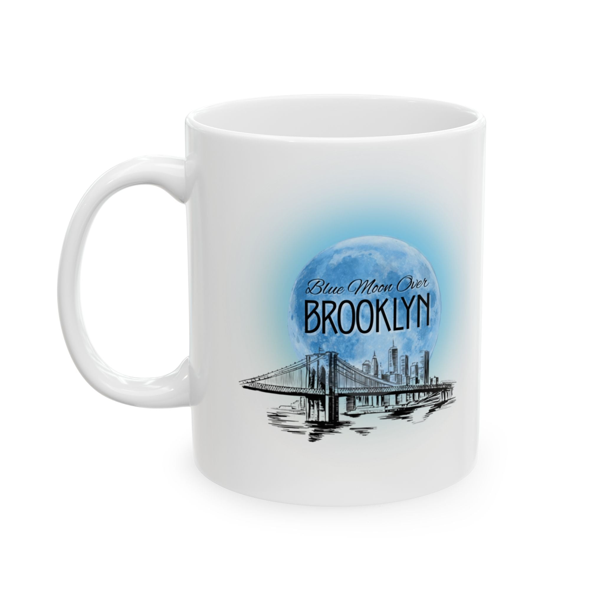 Blue Moon Over Brooklyn | Cozy 11oz Ceramic Mug