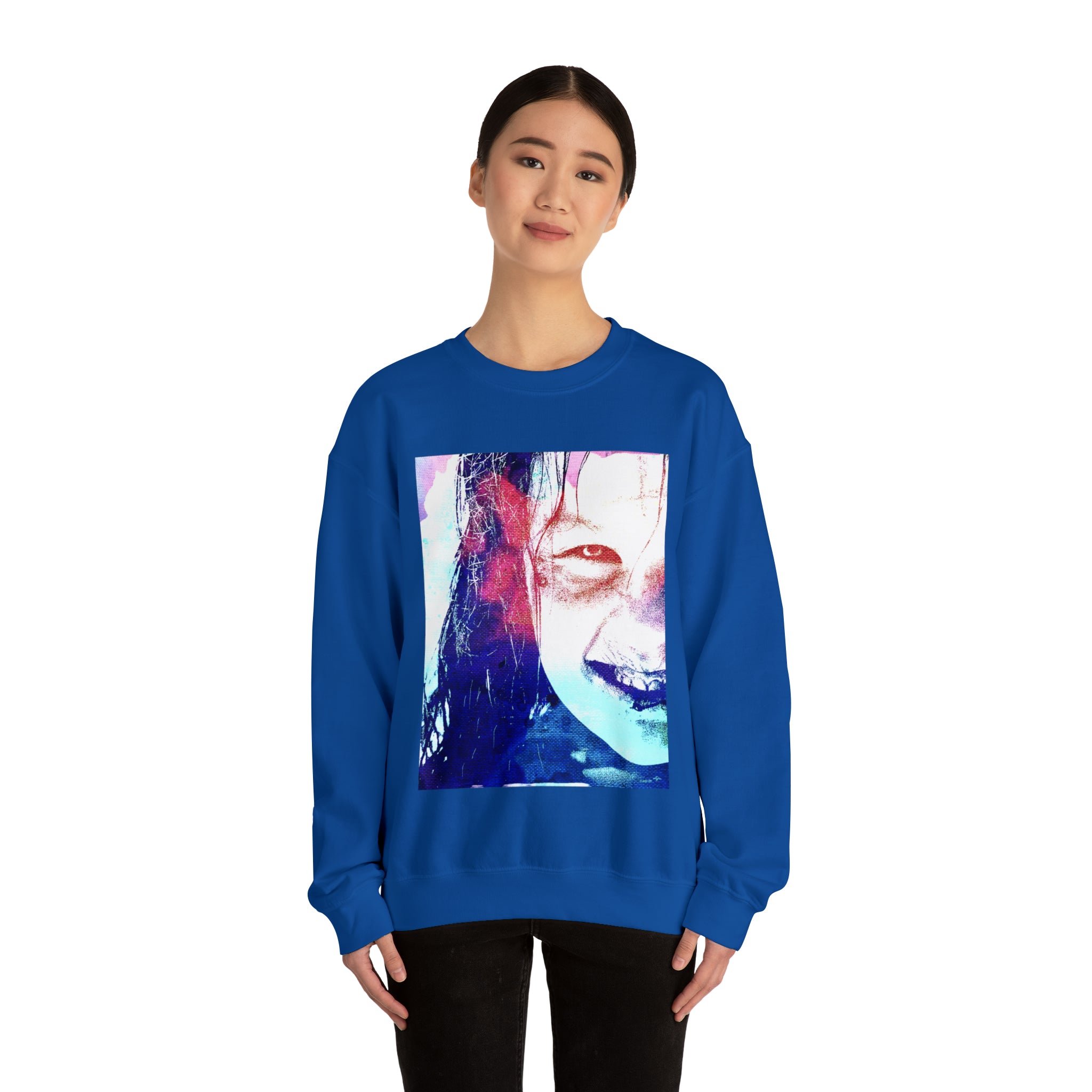 Exorcist Crewneck Sweatshirt (Pink and Navy Variant)