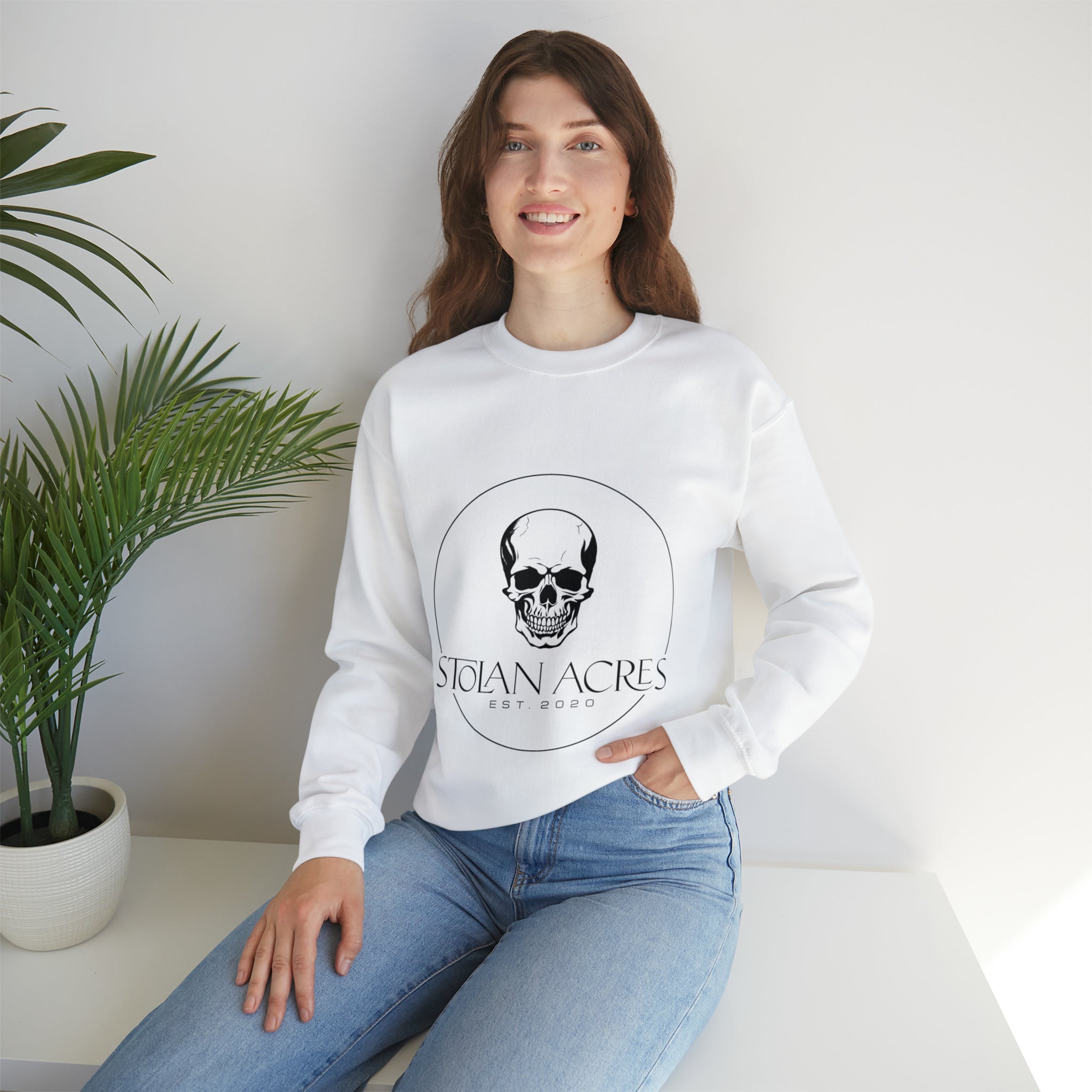 Stolan Acres Skull Crewneck Sweatshirt