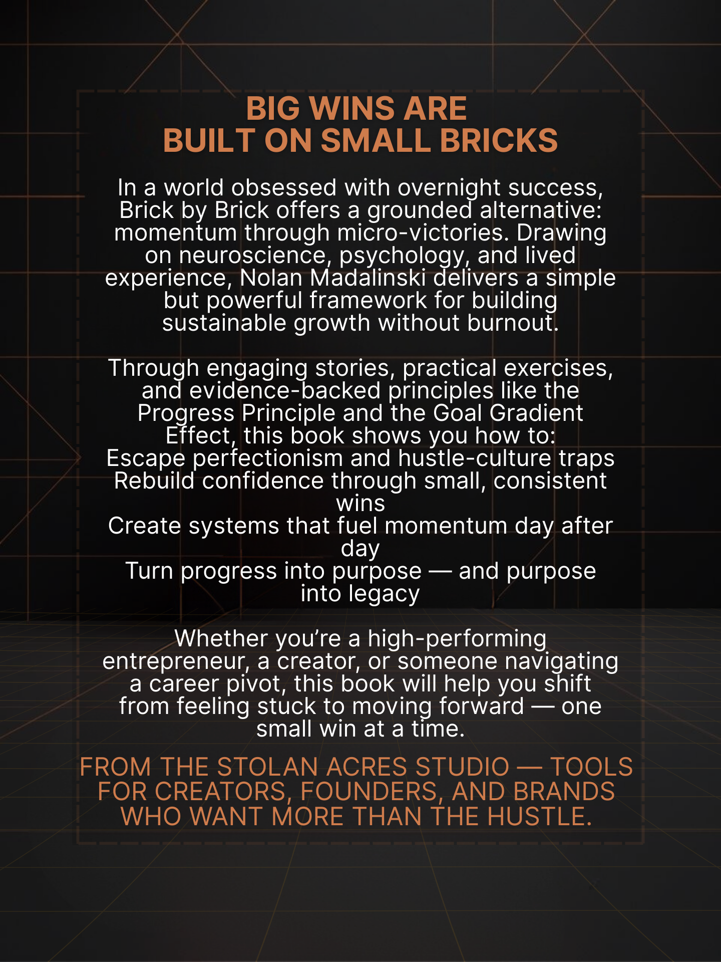 Brick by Brick: The Power of Small Wins