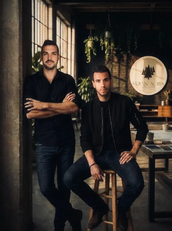 Steve and Nolan in the Stolan studio