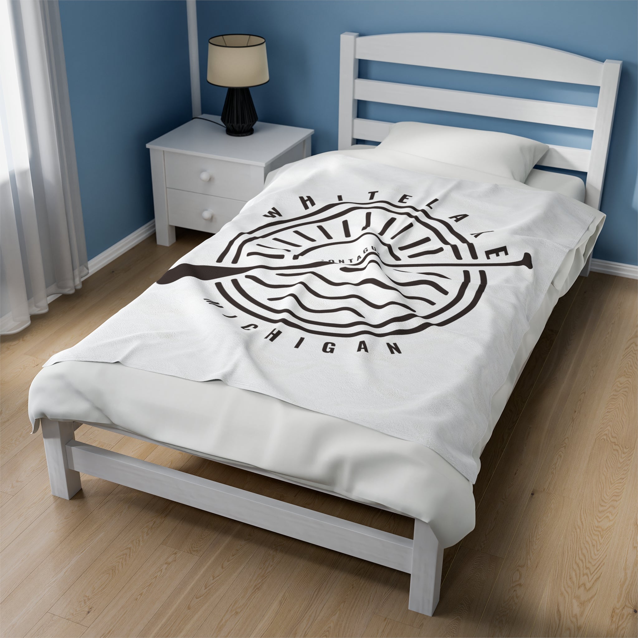 Paddle In The Sun | Velveteen Plush Blanket