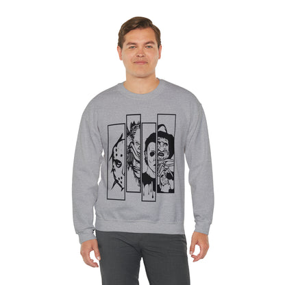 Horror Movie Friends Crewneck Sweatshirt