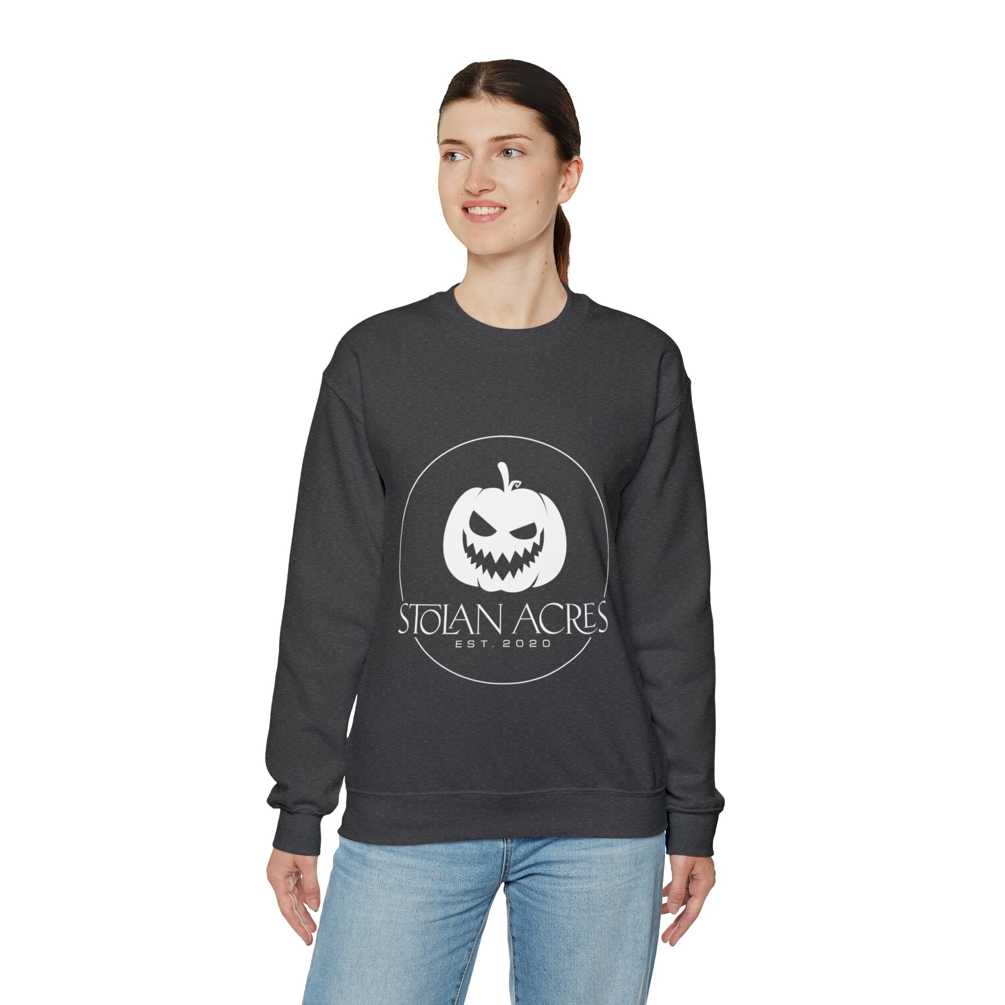Stolan Acres Jack-O-Lantern Crewneck Sweatshirt