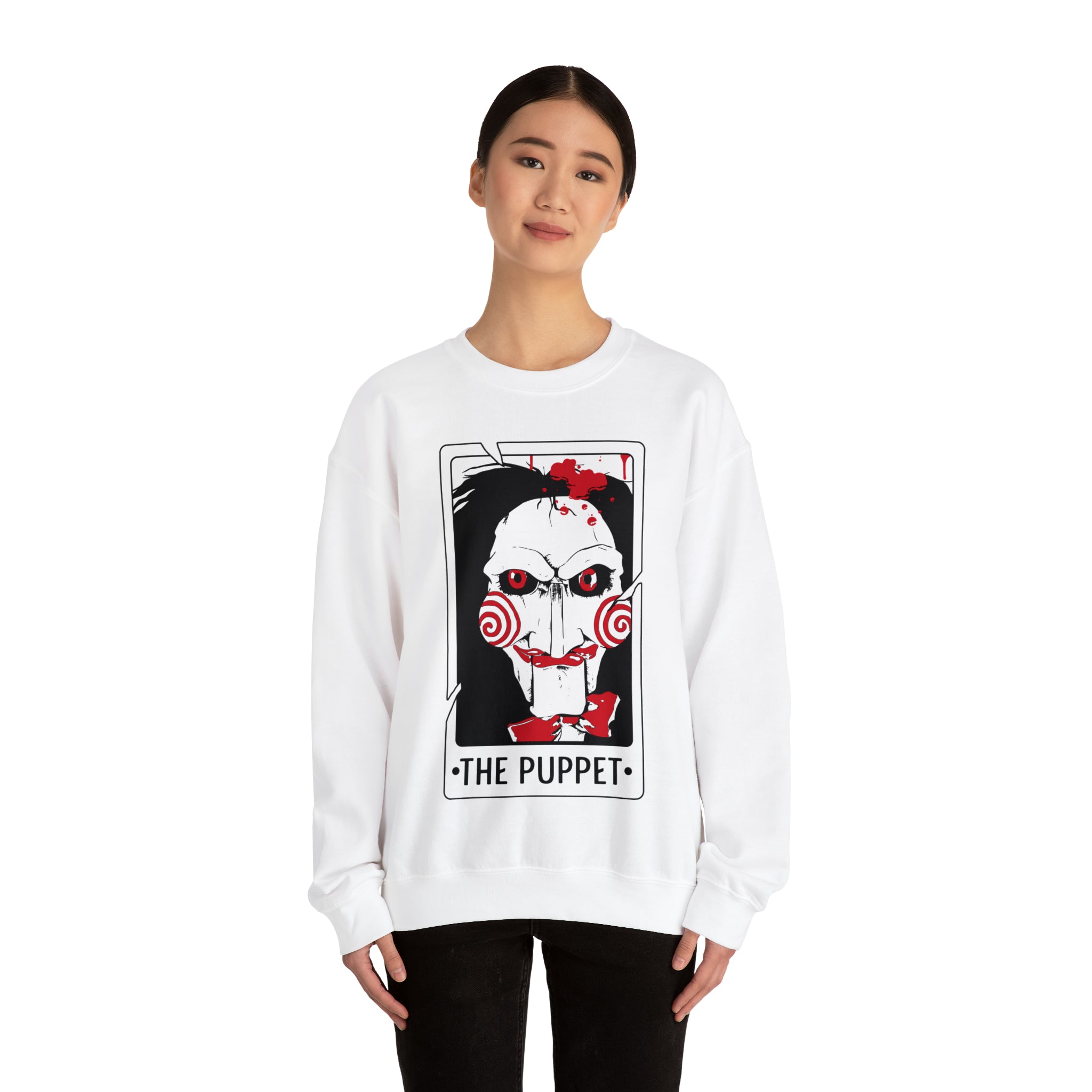 The Puppet Tarot Card Crewneck Sweatshirt