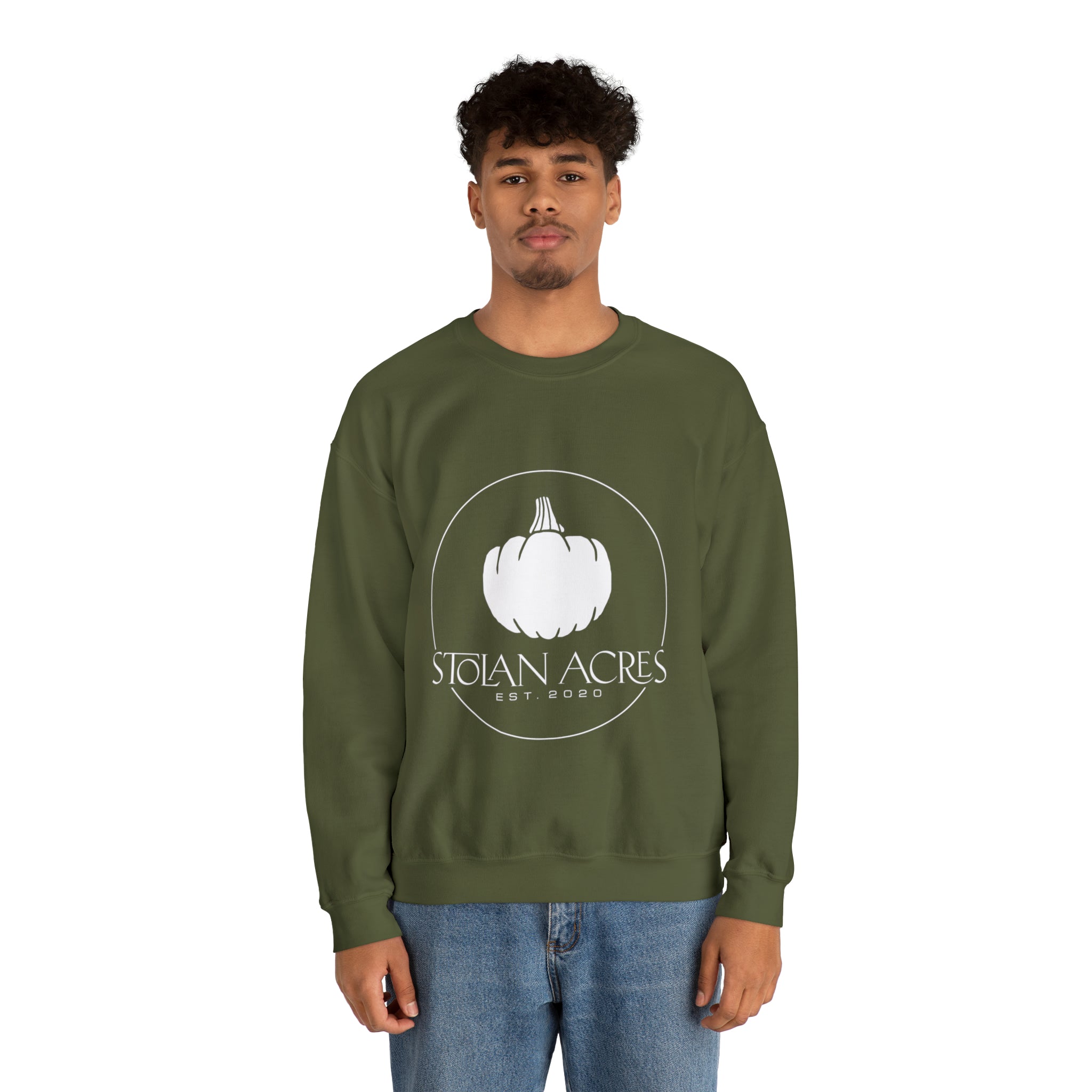 Stolan Acres Pumpkin Crewneck Sweatshirt