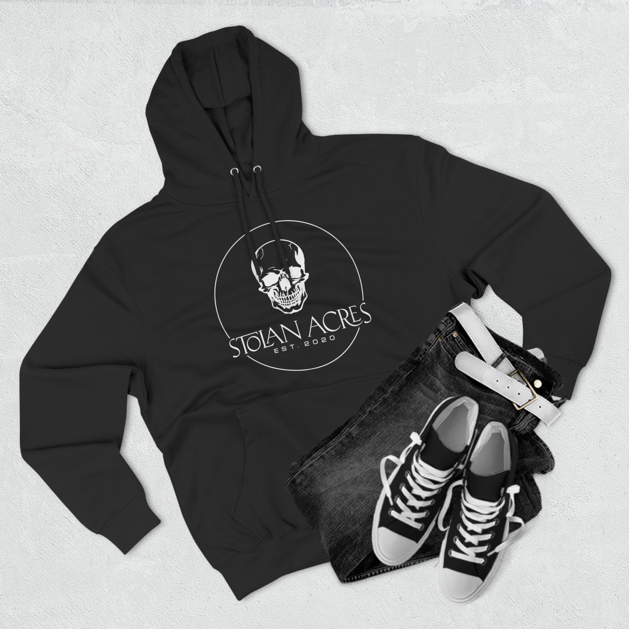 Stolan Acres Skull Hoodie