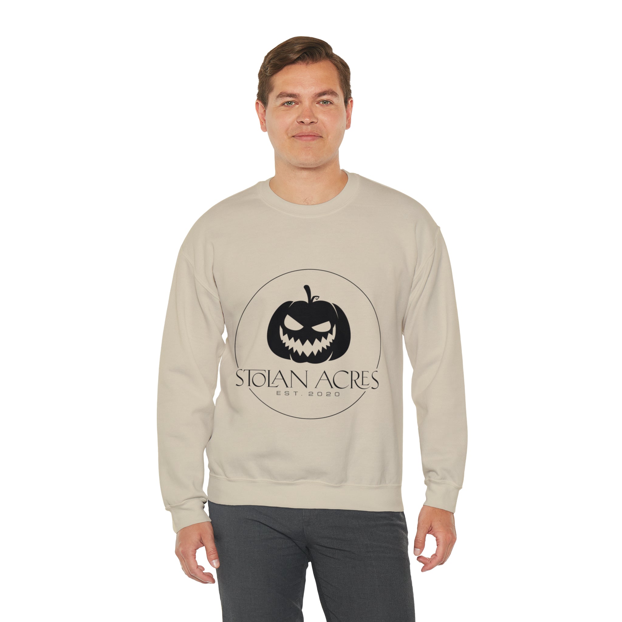 Stolan Acres Jack-O-Lantern Crewneck Sweatshirt