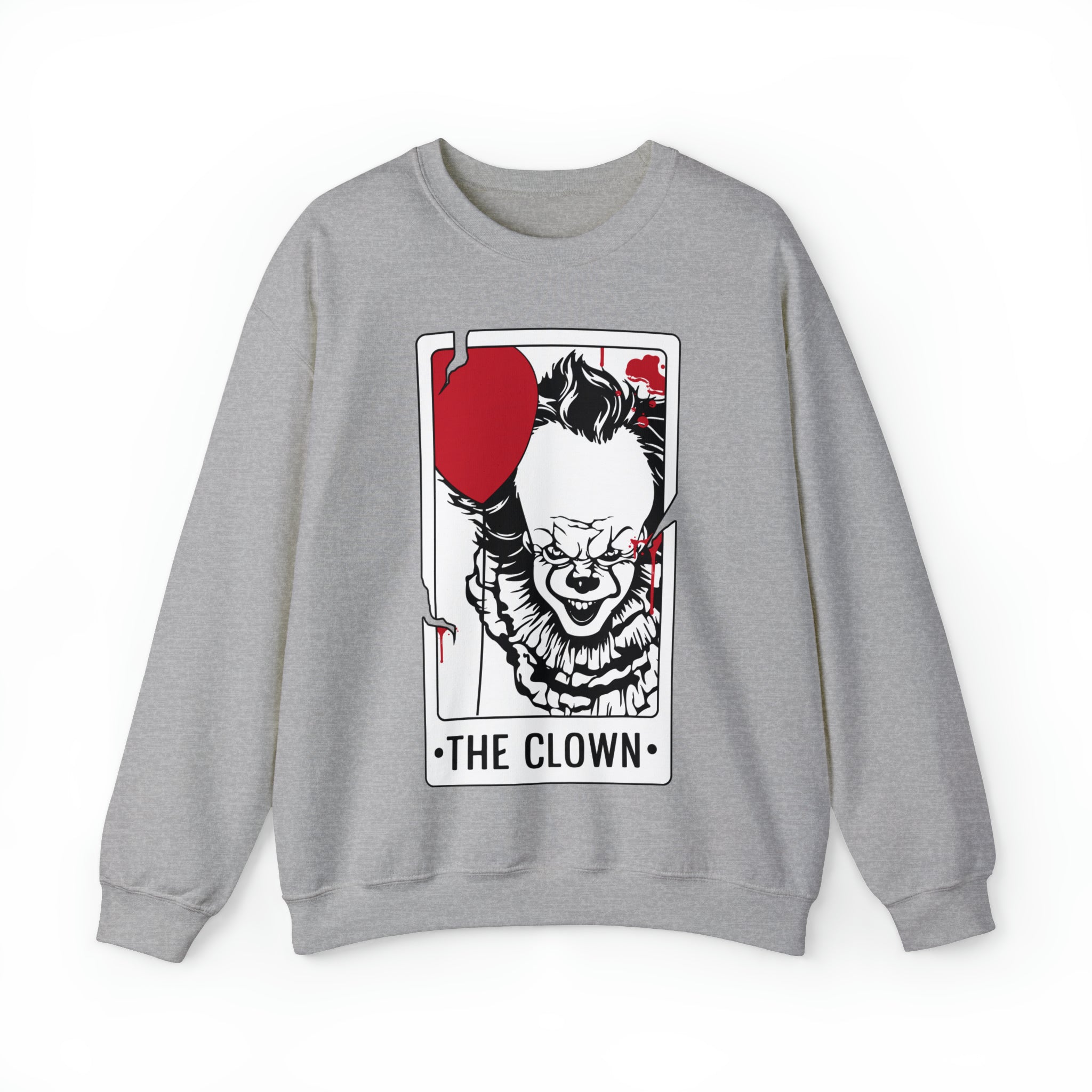 The Clown Tarot Card Crewneck Sweatshirt