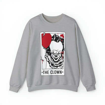 The Clown Tarot Card Crewneck Sweatshirt