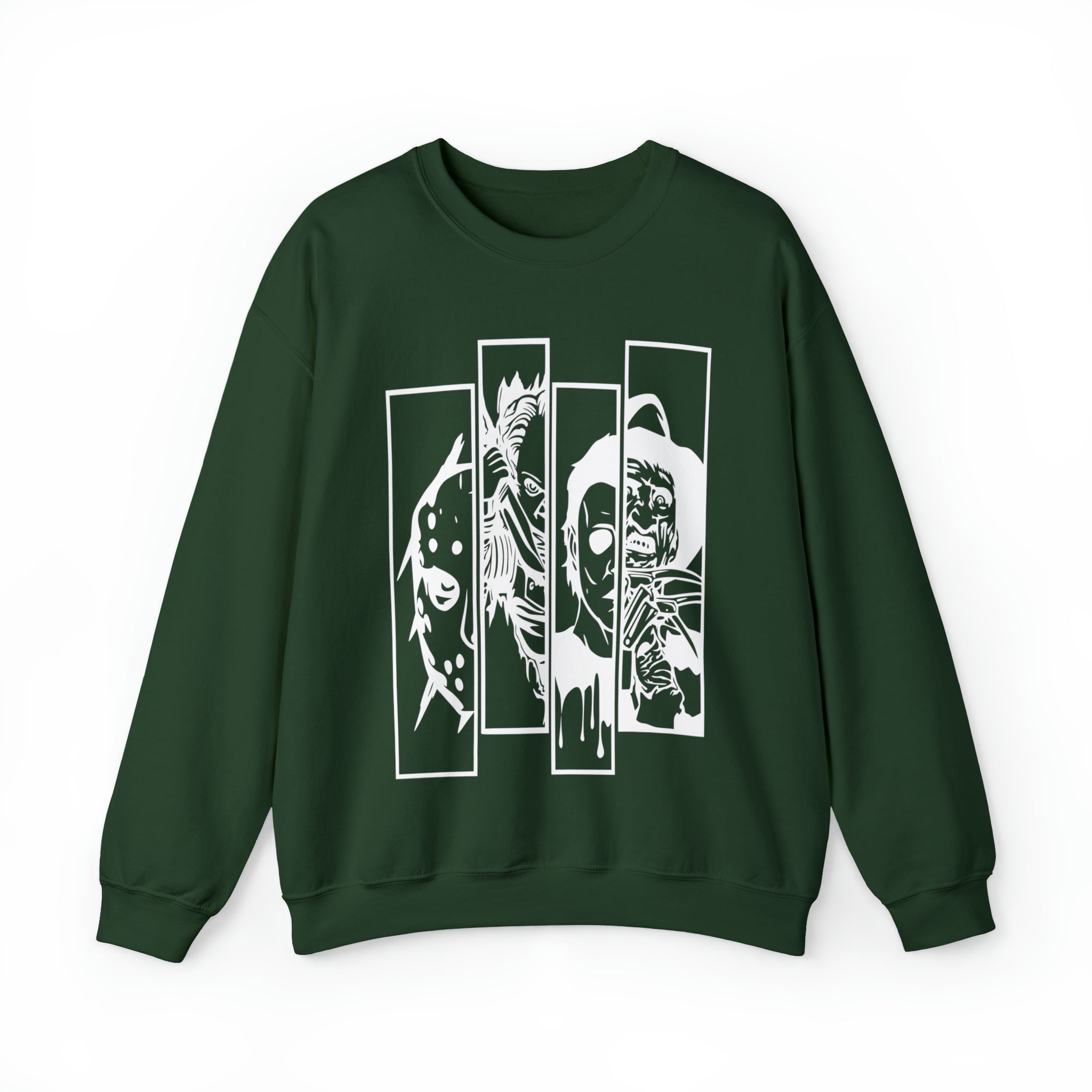 Horror Movie Friends Crewneck Sweatshirt