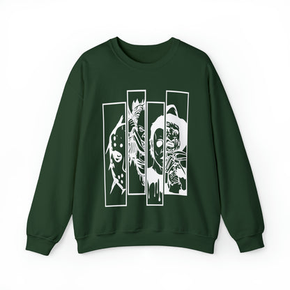 Horror Movie Friends Crewneck Sweatshirt