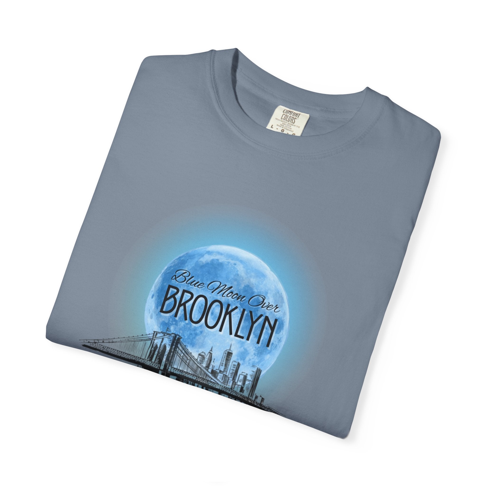 Blue Moon Over Brooklyn Tee – Made for Late Nights & Slow Mornings