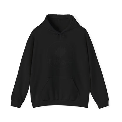 Stolan Acres | Hooded Sweatshirt (Black Logo)
