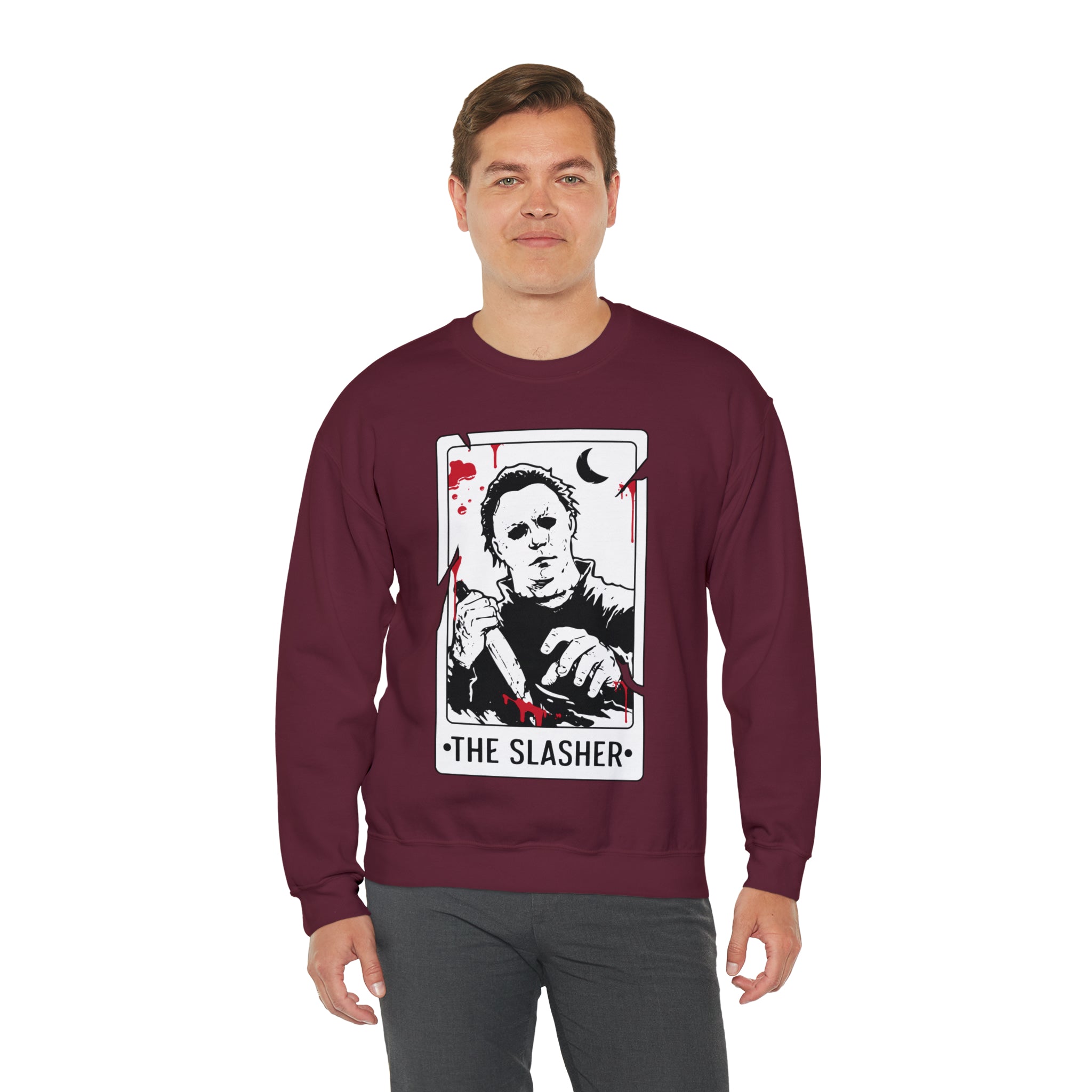 The Slasher Tarot Card Crewneck Sweatshirt
