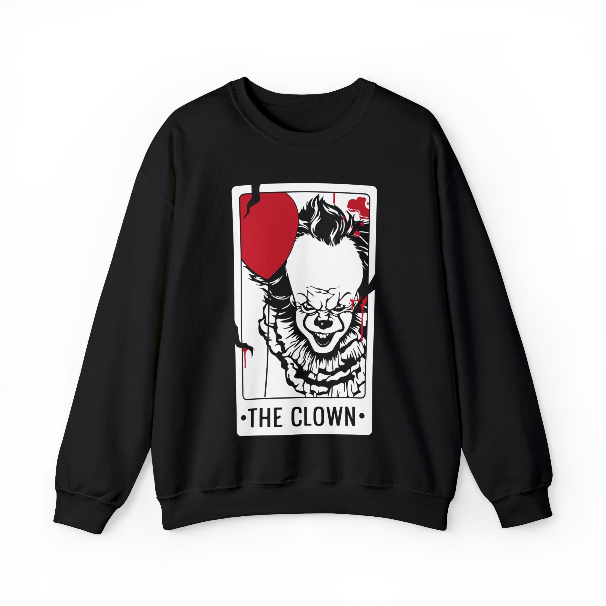 The Clown Tarot Card Crewneck Sweatshirt